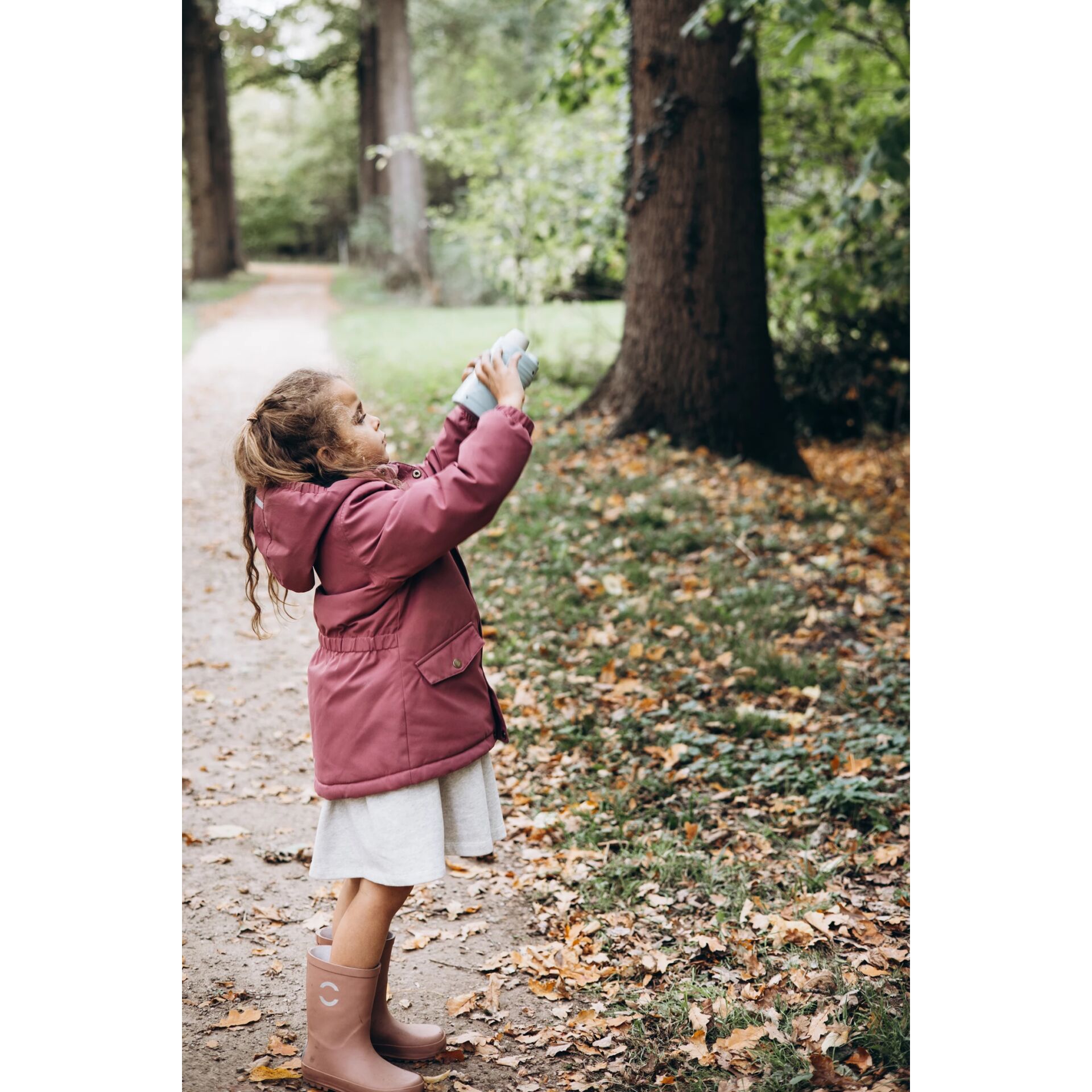 Kinderjacke, Parka, Regenjacke, Mantel, Herbstfarben