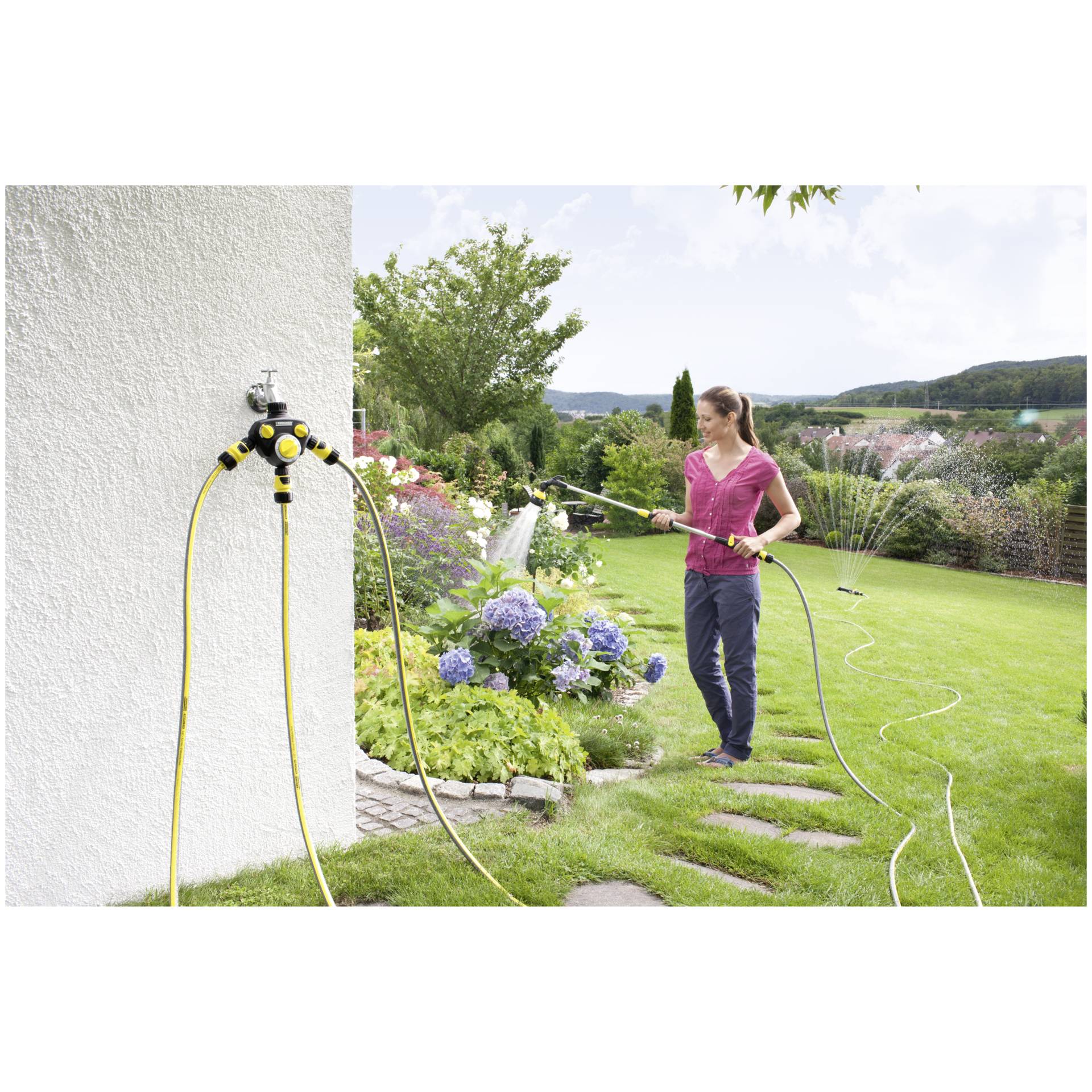 Garten, Natur, Draußen, Person