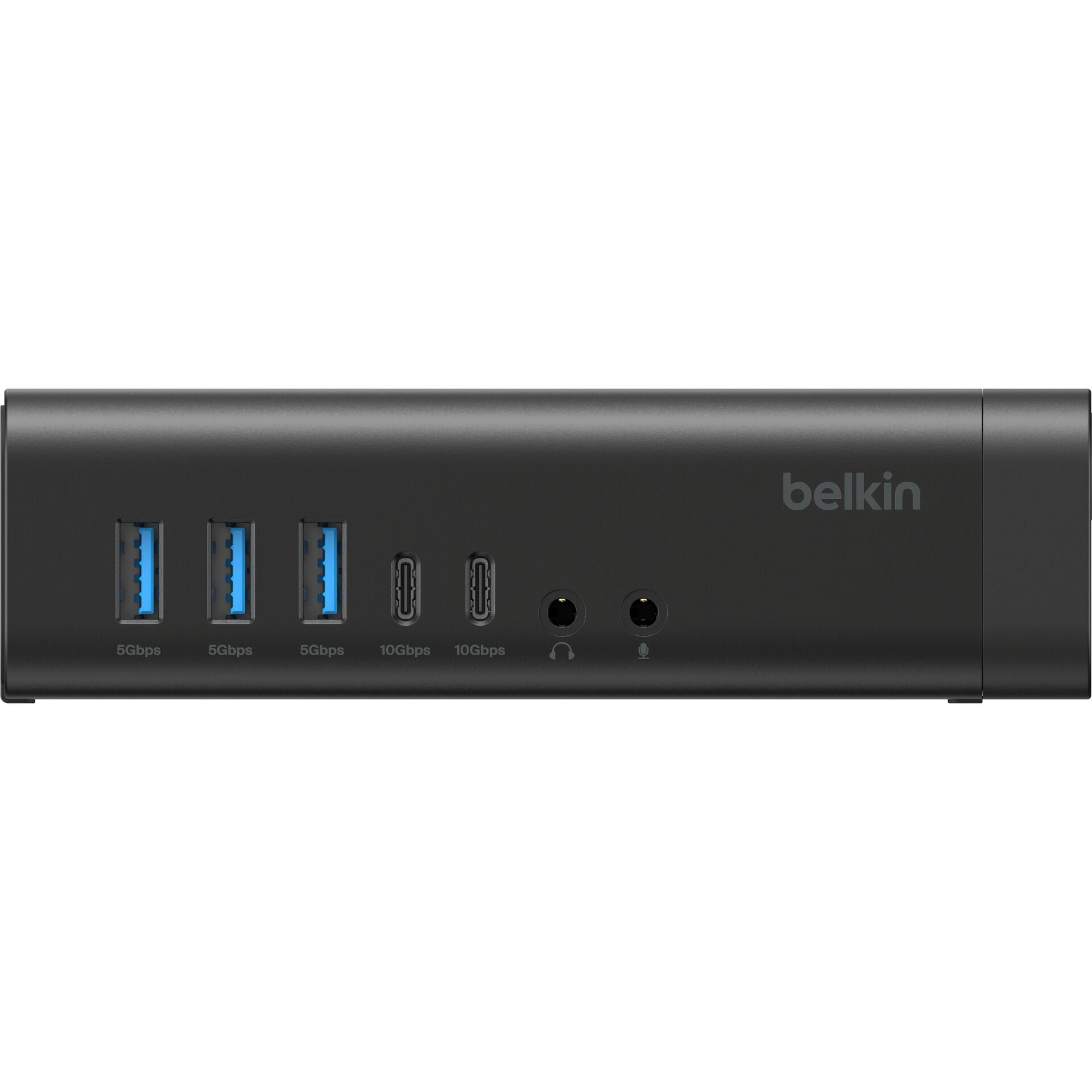 USB-C, USB-A, Docking station, Schwarz, Belkin
