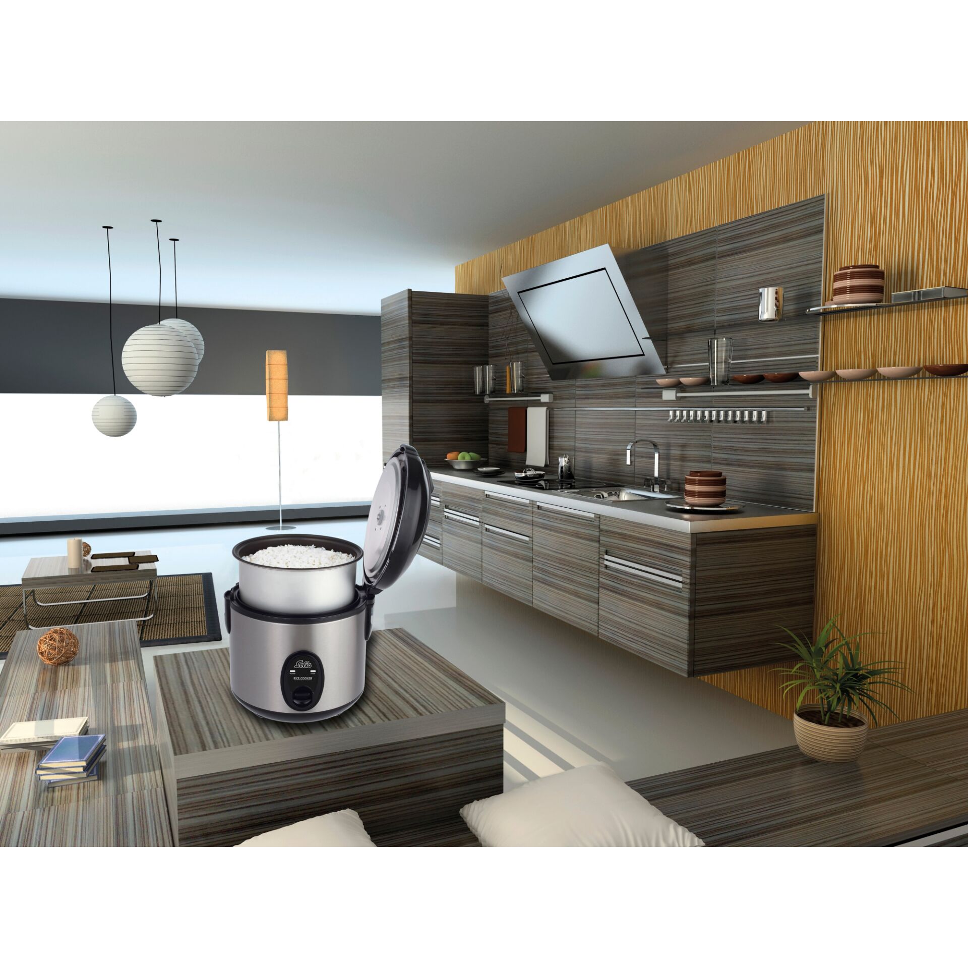 Drinnen, Innenarchitektur, Küche, Pflanze