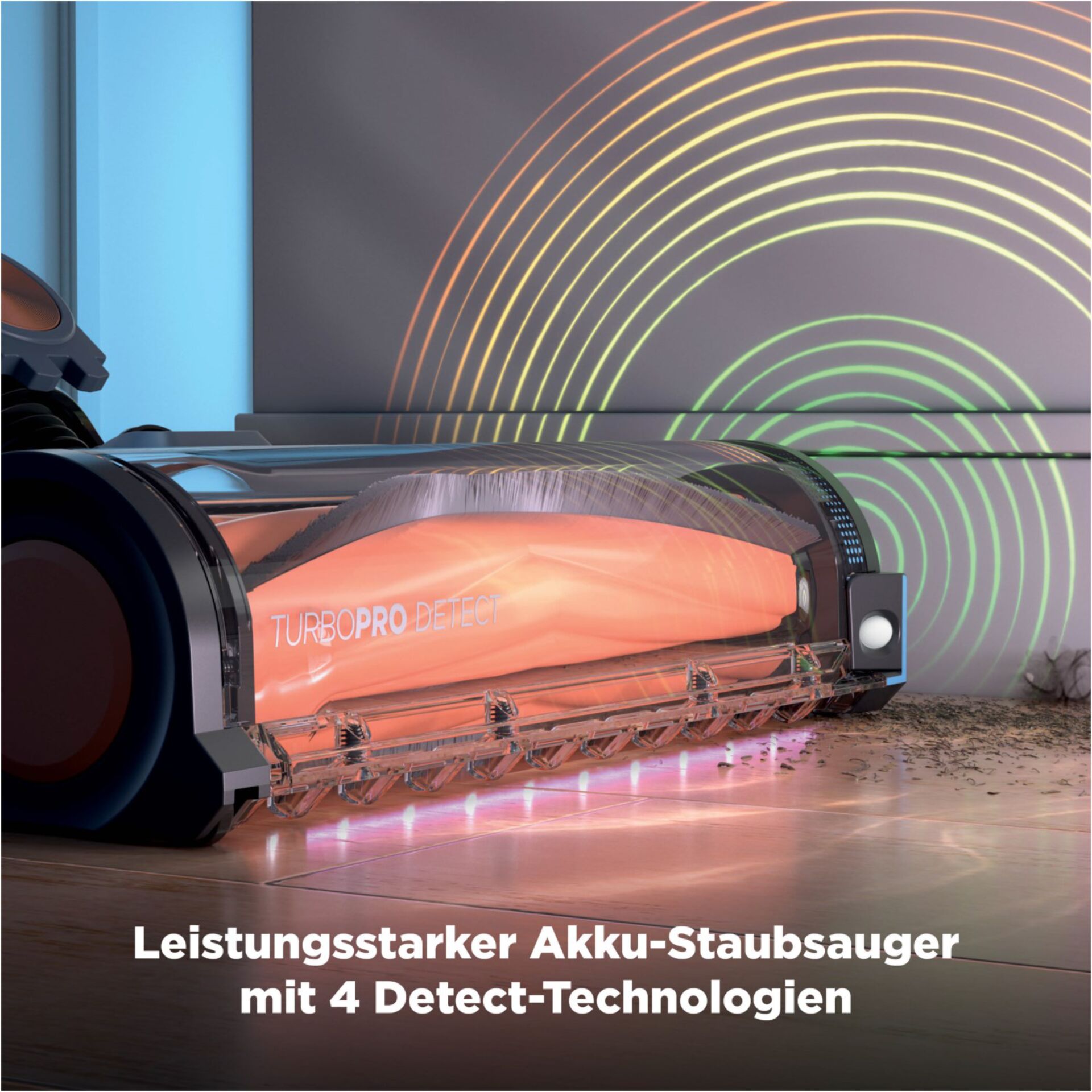 Akku-Staubsauger, Leistungsstark, 4-Detect-Technologien, Mit-Turbo, Rohr-/Saugrohr-Design