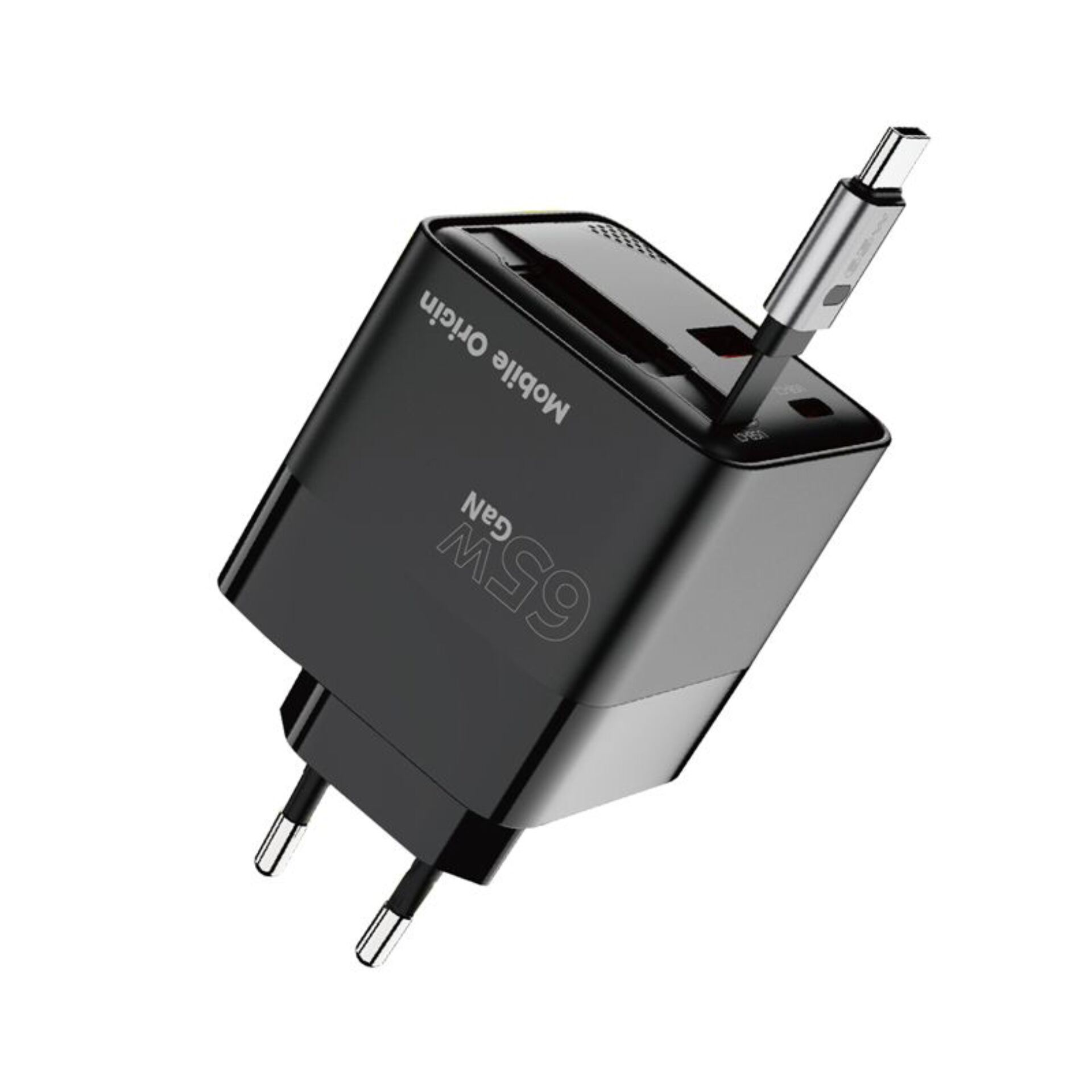 USB-C, Reiseladegerät, Wandadapter, GaN-Ladegerät, Duale USB-C