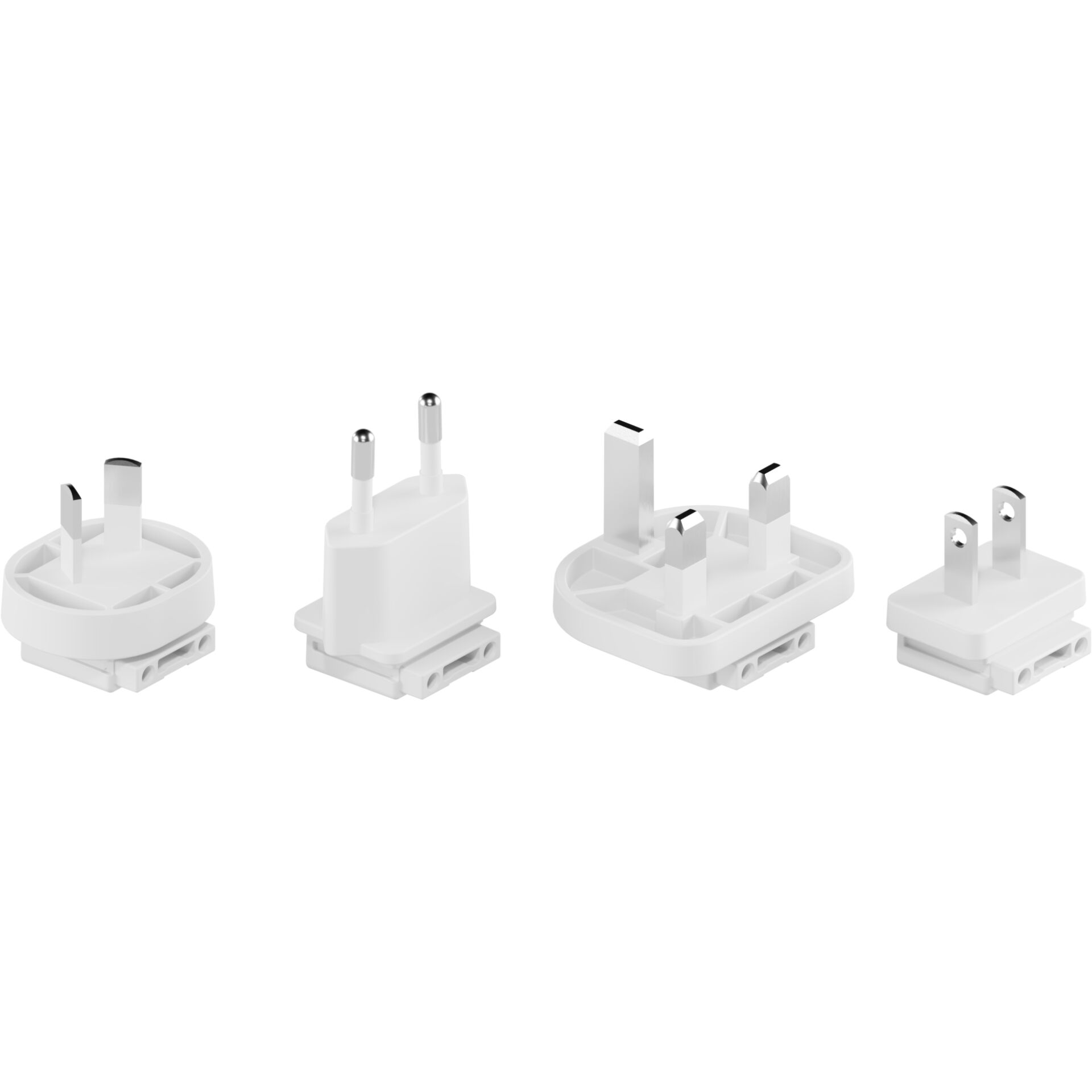usb-ladegerät, wandstecker, multiport-ladegerät, usb-c, klappstecker, steckdosen, adapter, usb-c, weiße kabeladapter, eurostecker