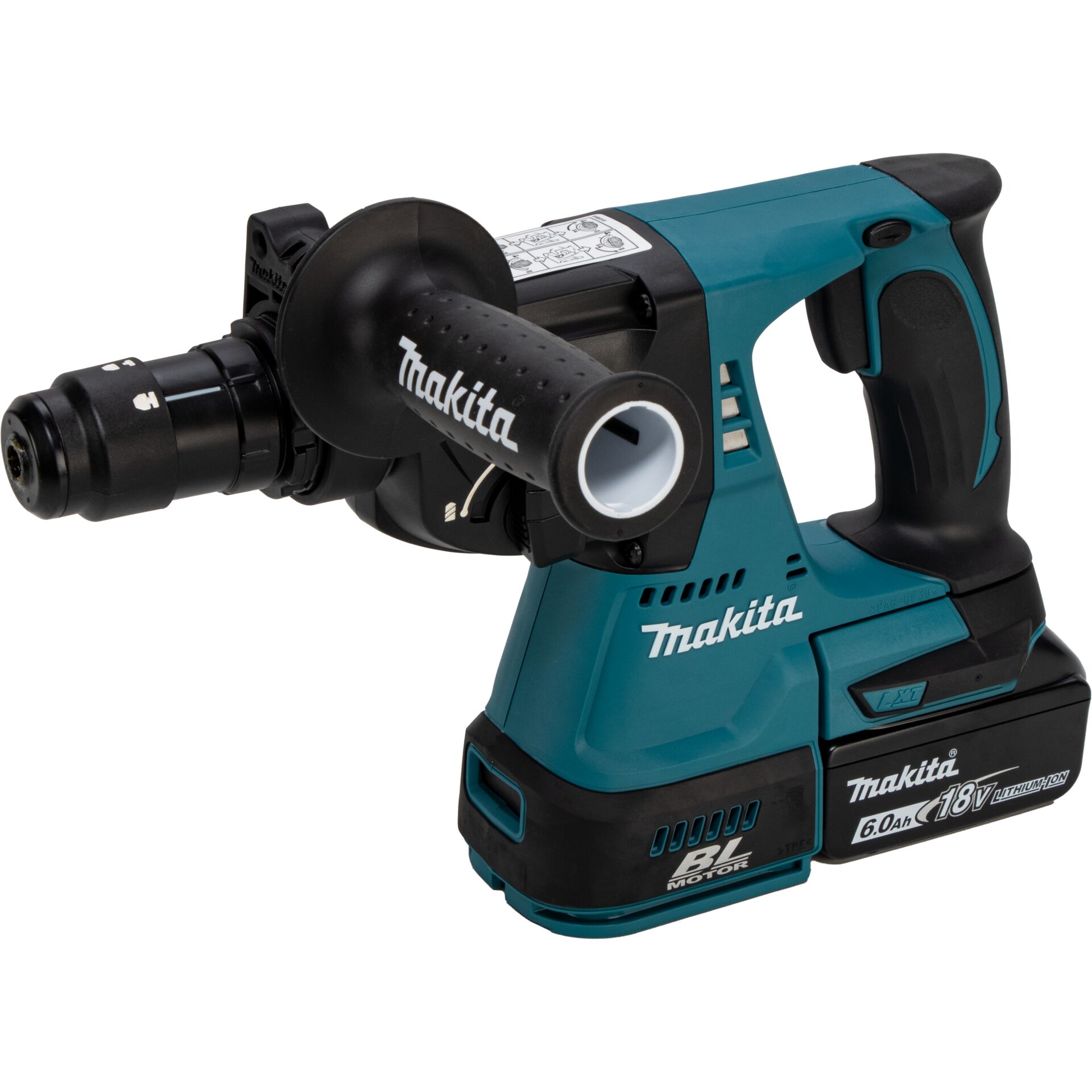 Hammerbohrer, kabellos, Makita, 18V, HEPA-Filter, Akku-Bohrhammer, Makita, Gehäuse, 18V, Lithium-Ionen