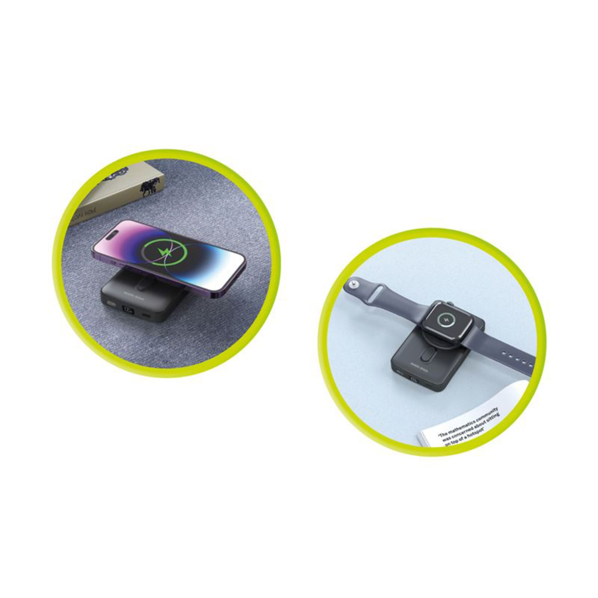 Ladegerät, Wireless Charger, Qi Ladegerät, Smartwatch Ladestation, Kabelloses Laden