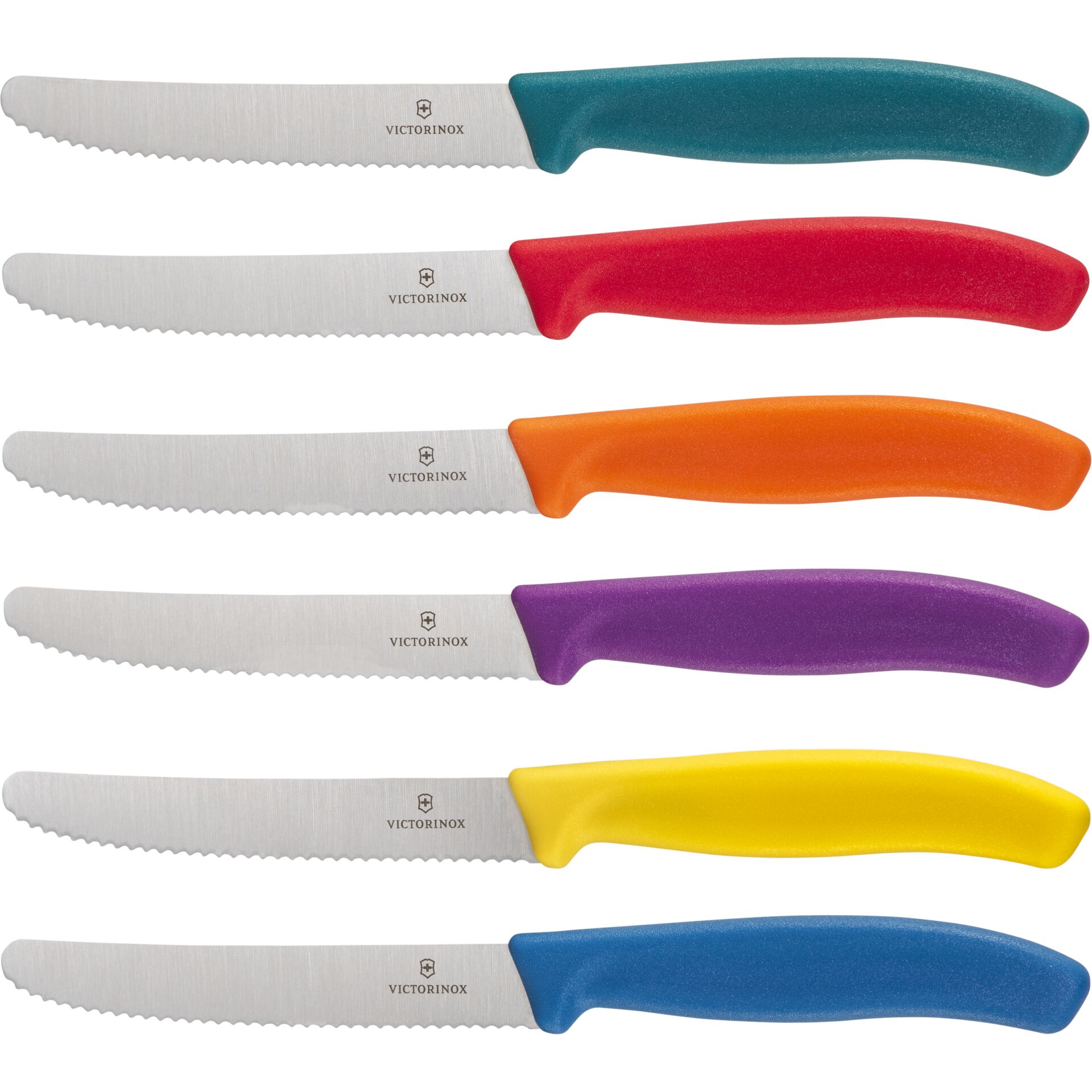 Victorinox Swiss Classic  Tafelmesser 6tlg. Mehrfarbig