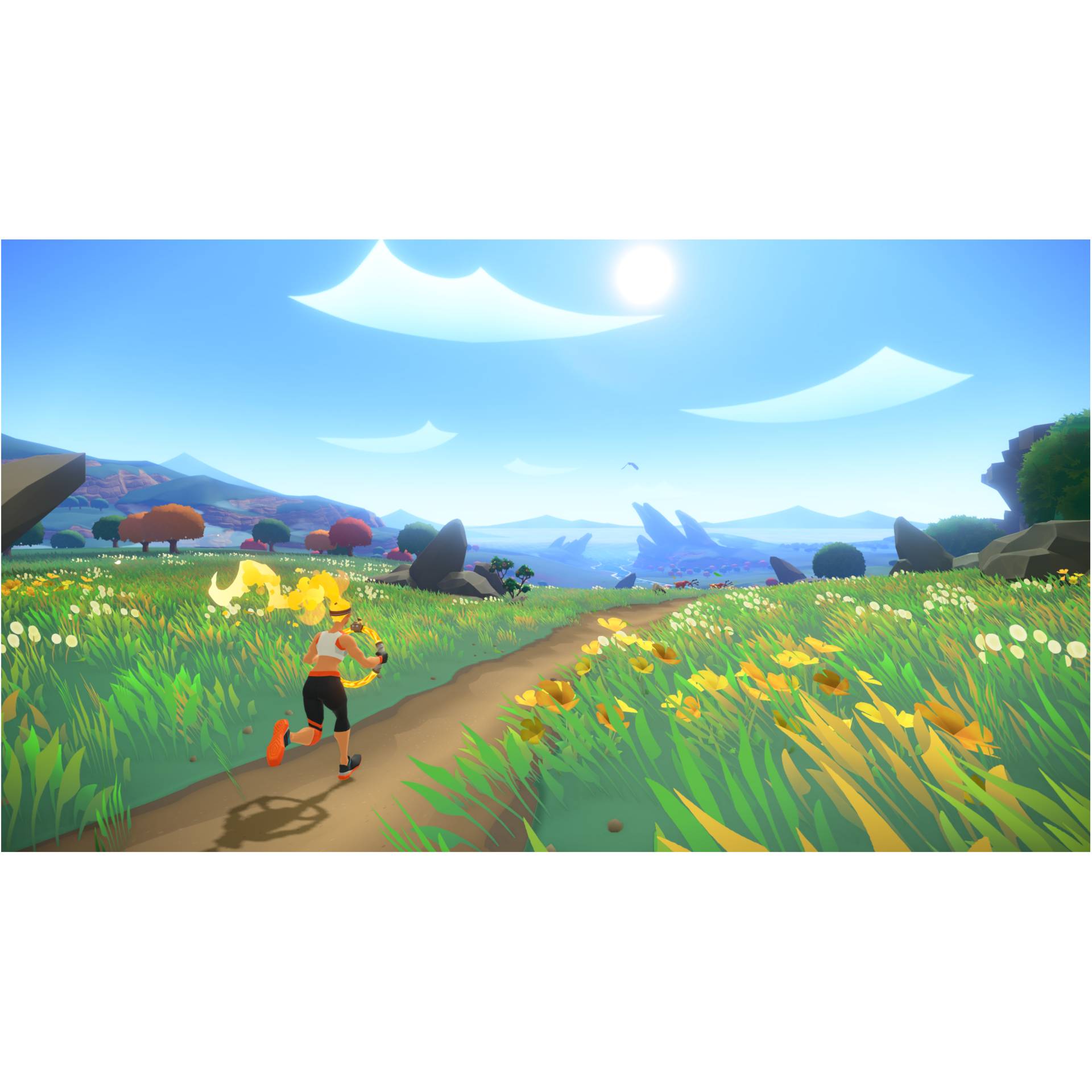 Gehen, Gras, Sommer, Pfad, Landschaft