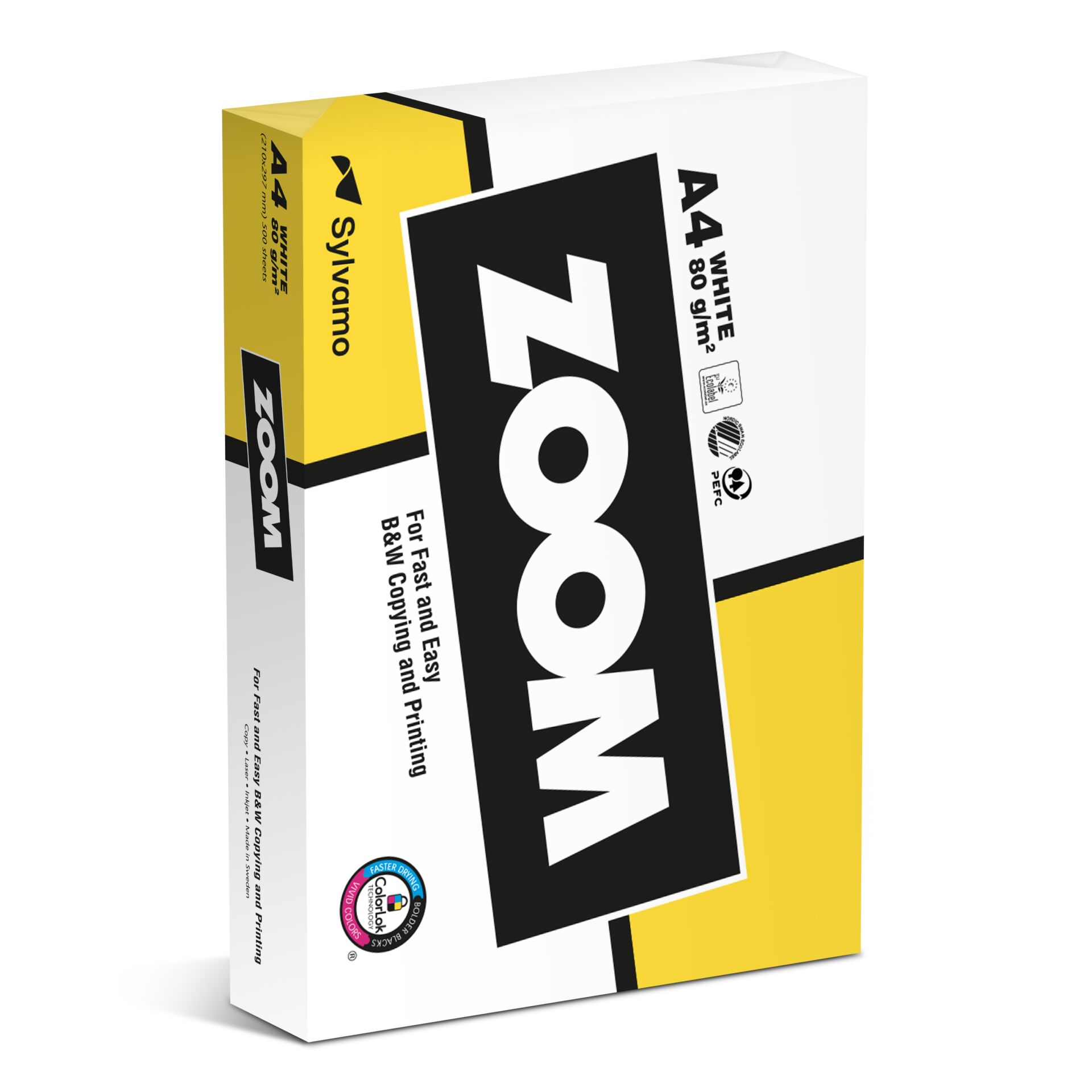 ZOOM Kopierpapier A 4  80 g, weiß, 500 Blatt