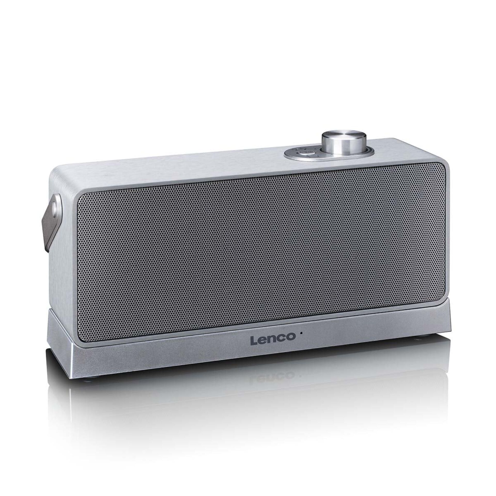 Lautsprecher, Bluetooth, Kompakt, Metall, Grau