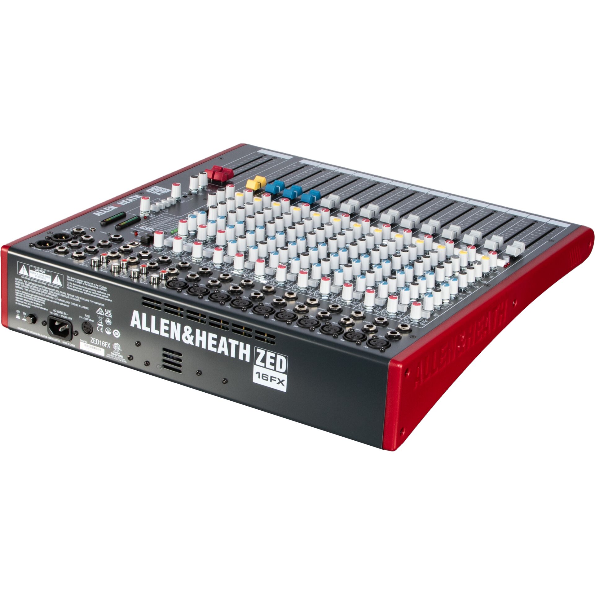 Mixing Console, Audio Mixer, 16-channel, Rackmount, Knob Controls