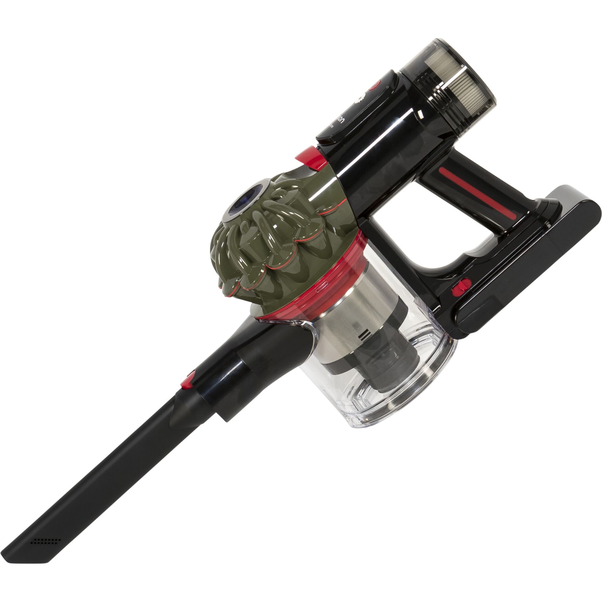 Akku-Staubsauger, Kugelrolle, Vesionsloses Saugwerk, Teleskoprohr, Motorbürstenaufsatz