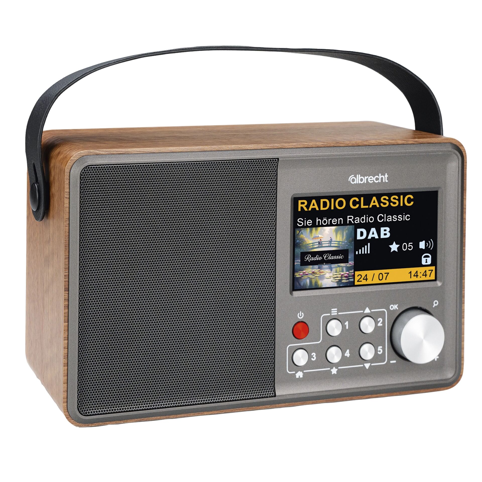 radio, klassisch, Holz, tragbar, DAB
