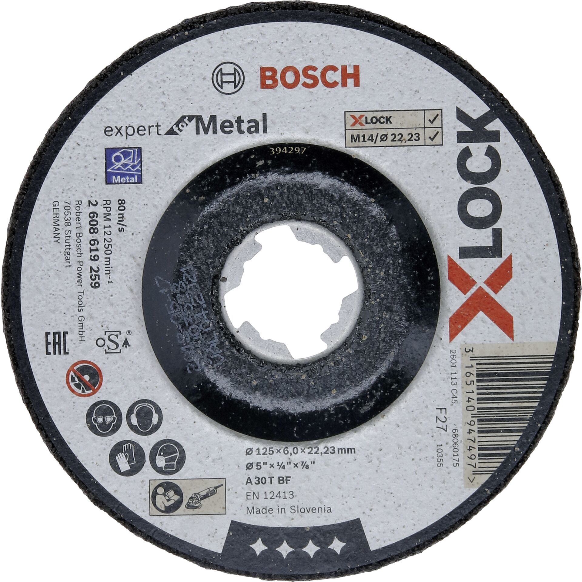 Bosch X-LOCK Schruppsch.  125X6mm EfM gek.