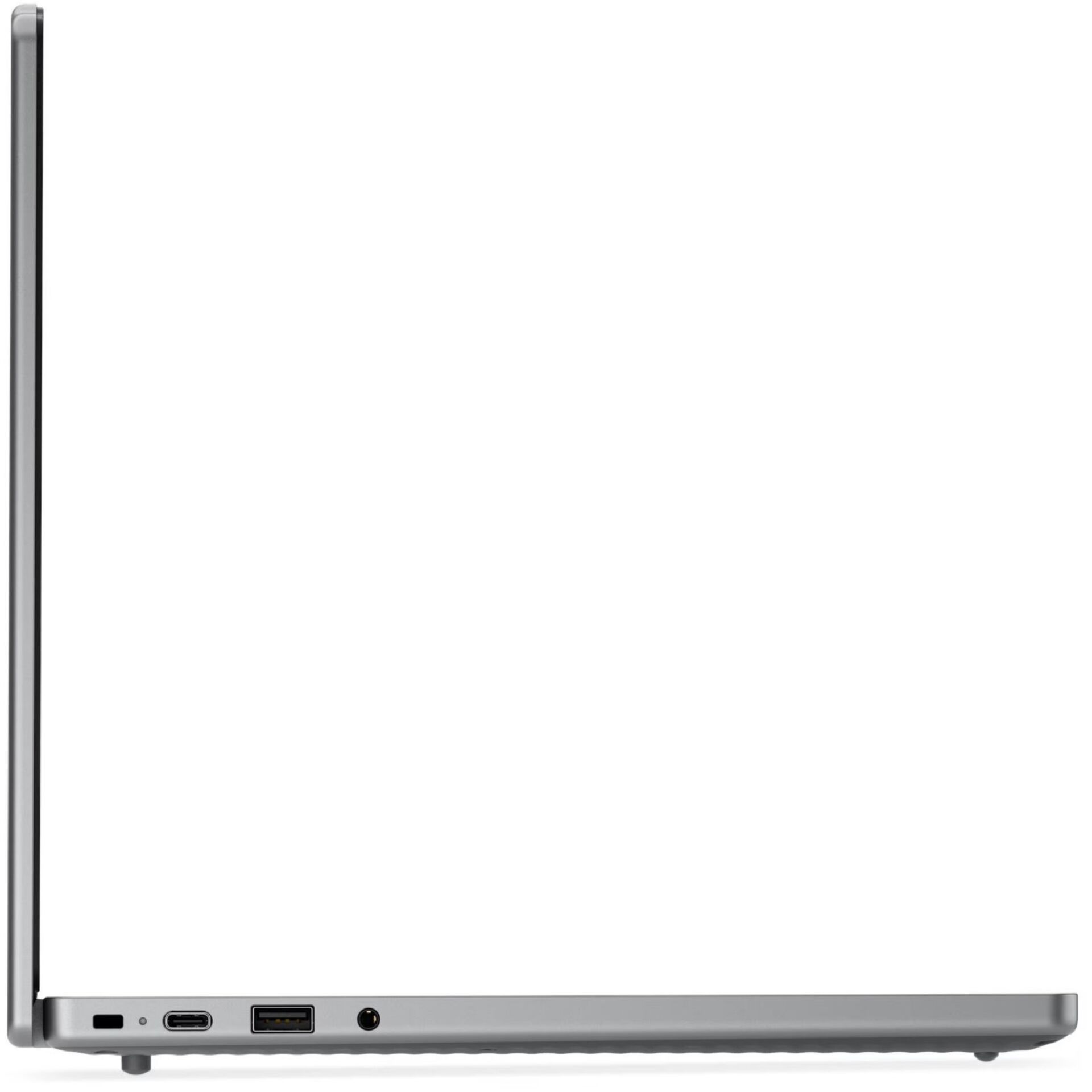 laptop, Ultrabook, Silber, Seitenansicht, Anschlüsse