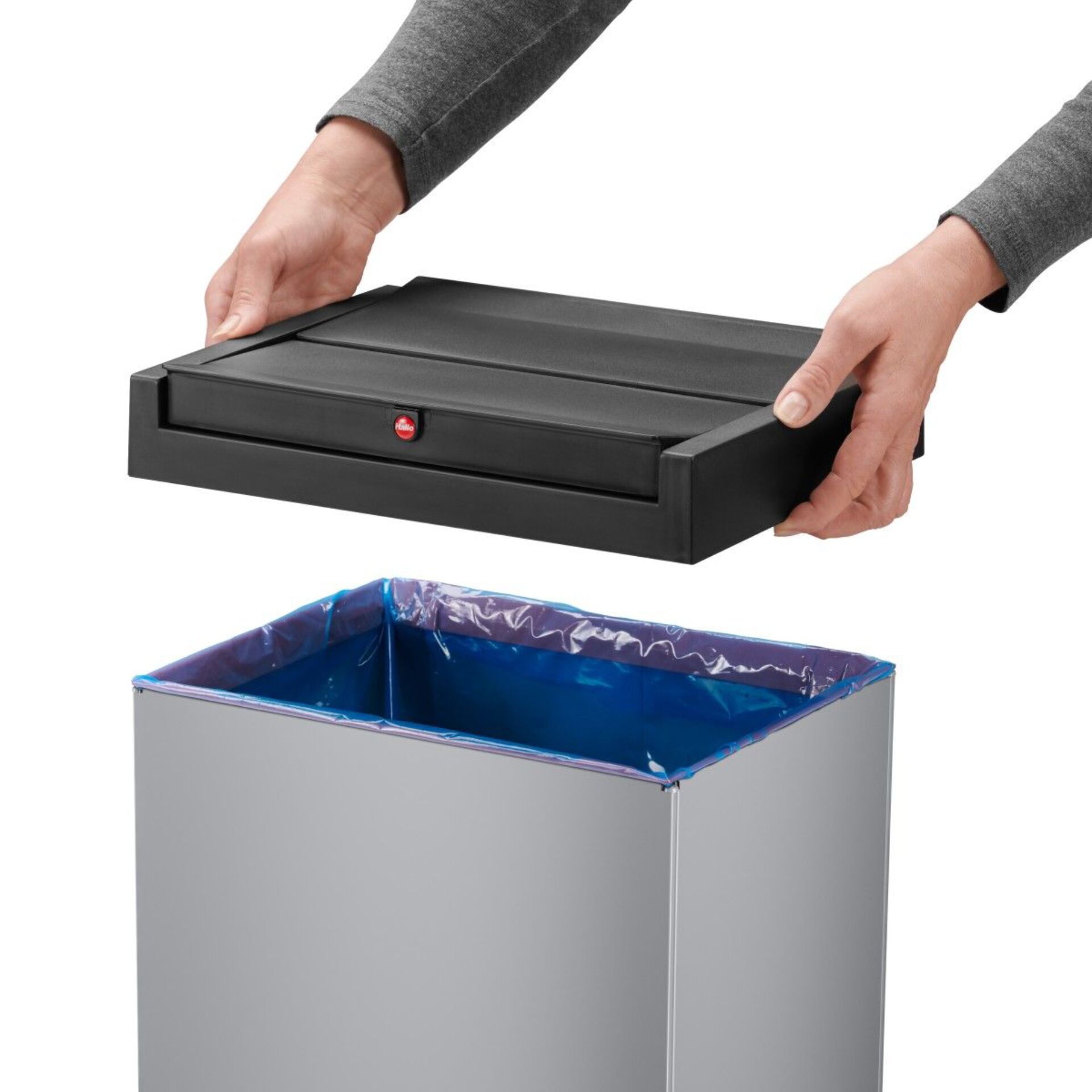 Pull-out Drawer, Ablage-Schublade, schwarze Schublade, Mülleimer, Beutel