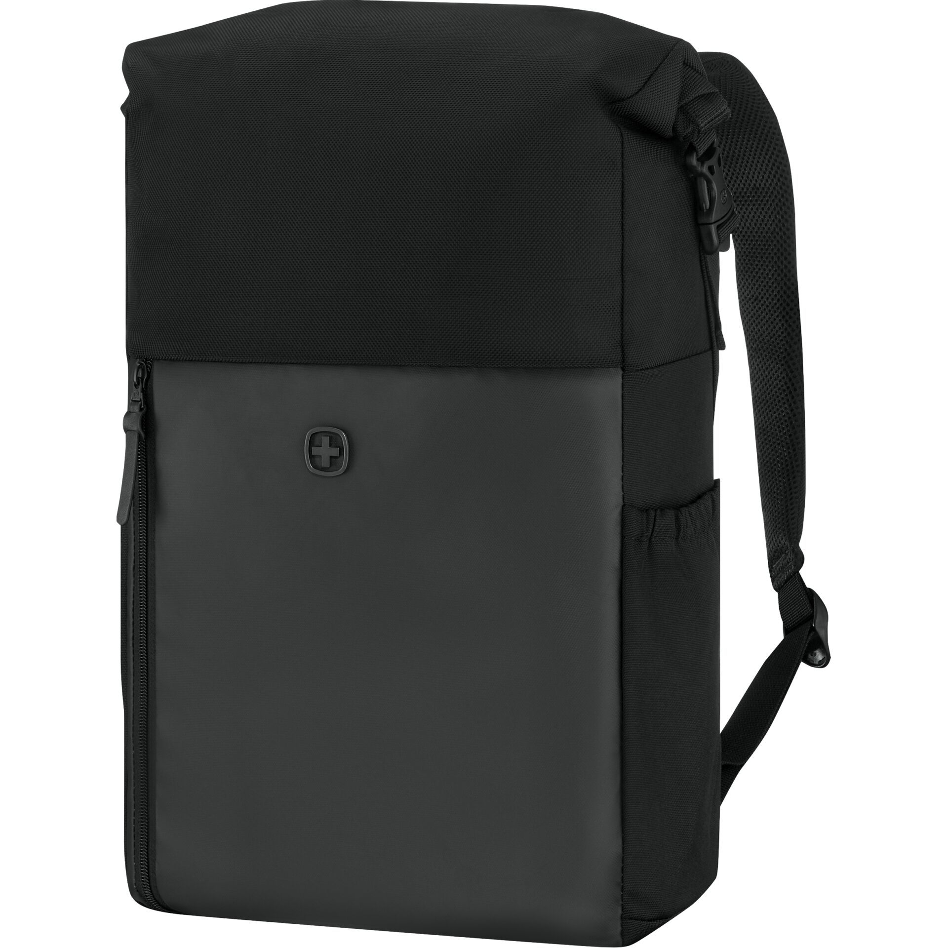 Rucksack, Schwarz, Schulterriemen, Vorne Tasche, Reißverschluss