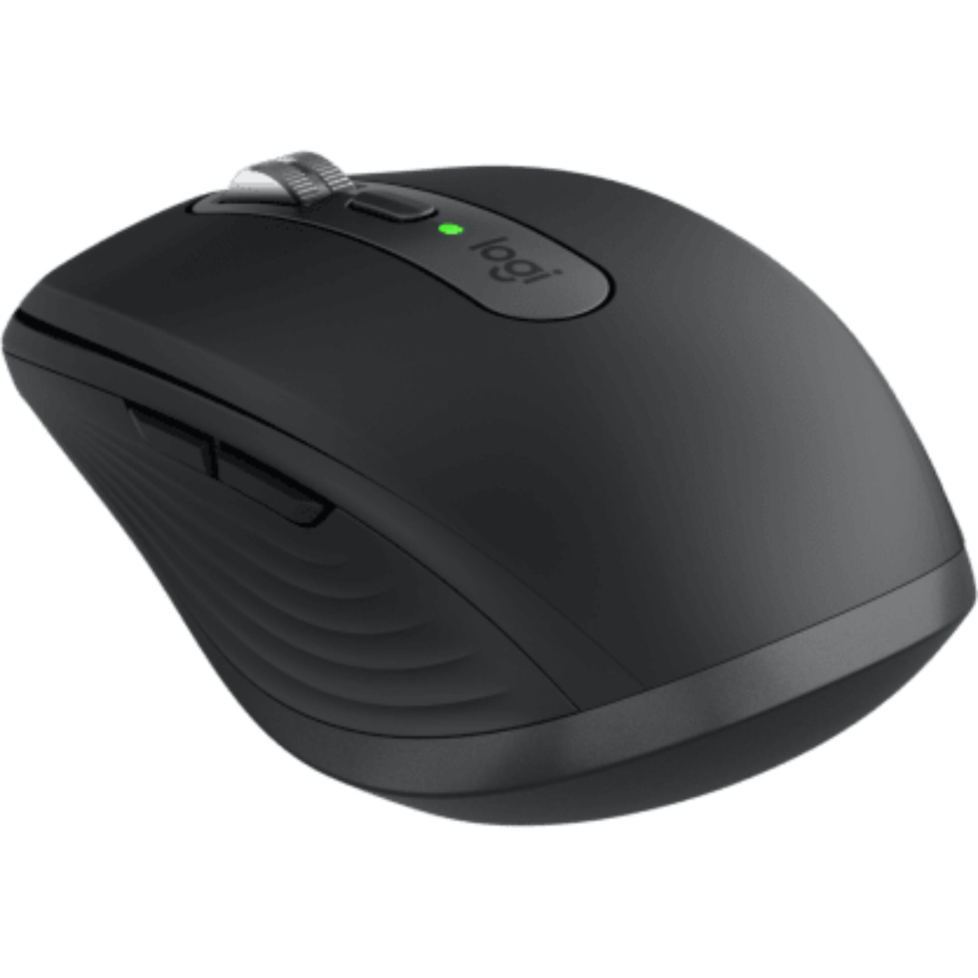“logitech” Maus, kabellose Maus, optischer Sensor, ergonomische Form, schwarz