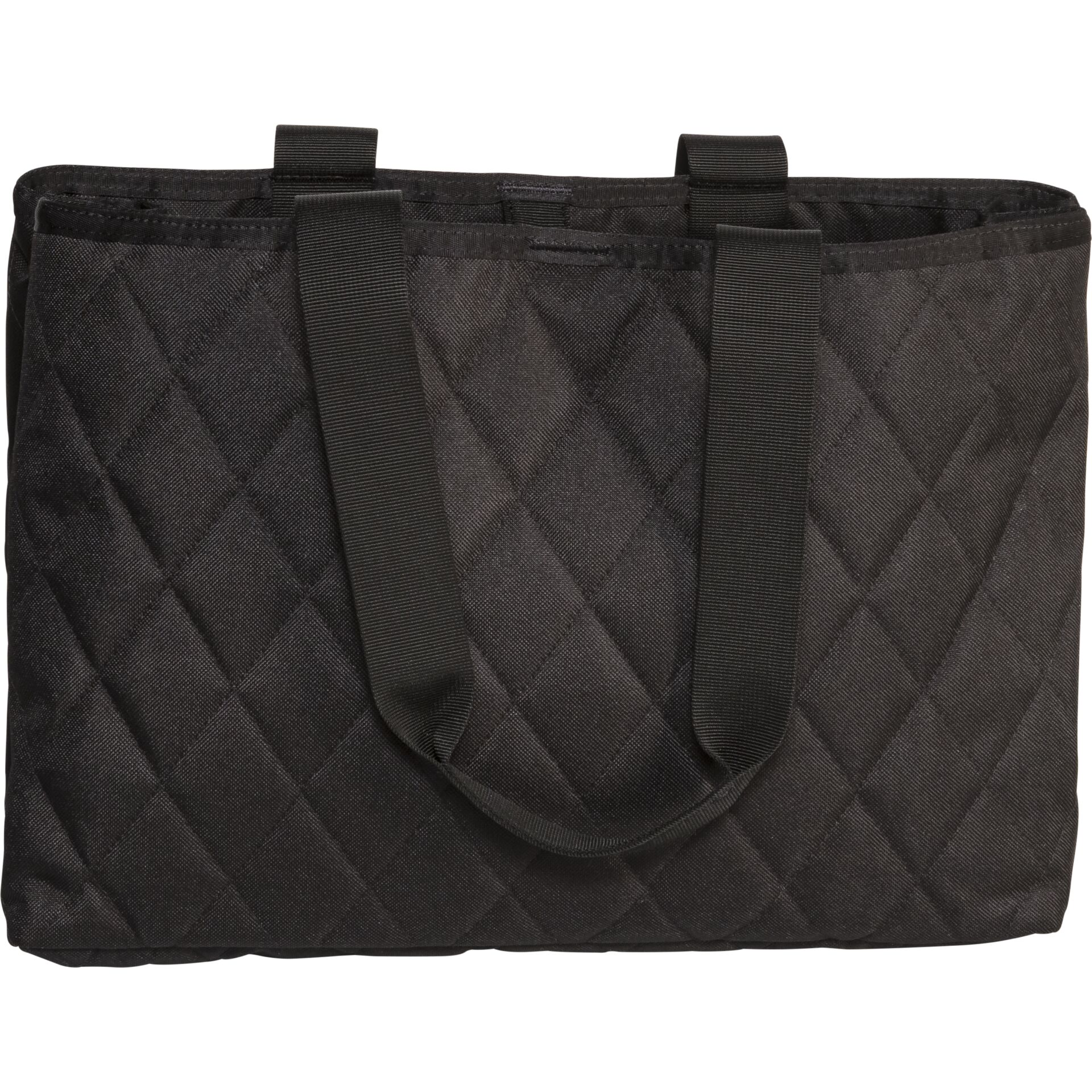 Tasche, Quilted, Henkeltasche, Schwarz, Tragegriff