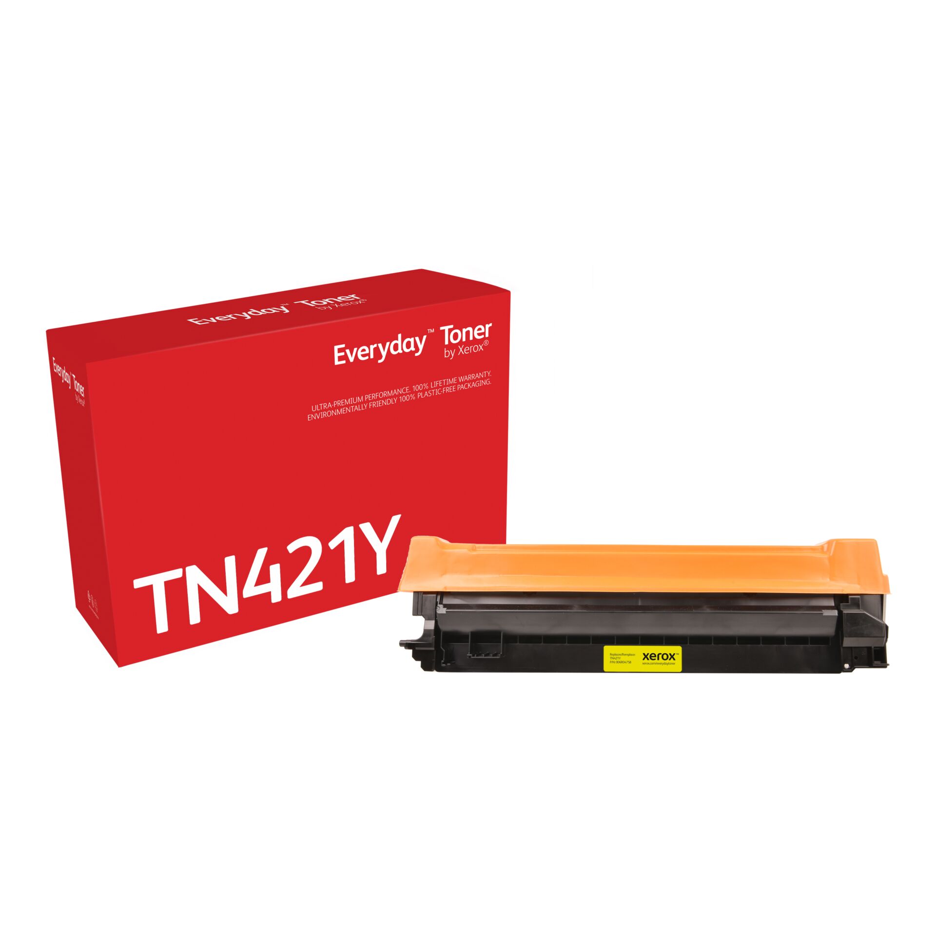 Xerox Everyday Yellow Toner  ers. Brother TN-421Y