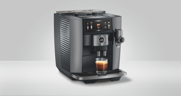 espresso machine, kaffeemaschine, eingebauter mahlwerk, beleuchtete bedienelemente, kapsel/portion system