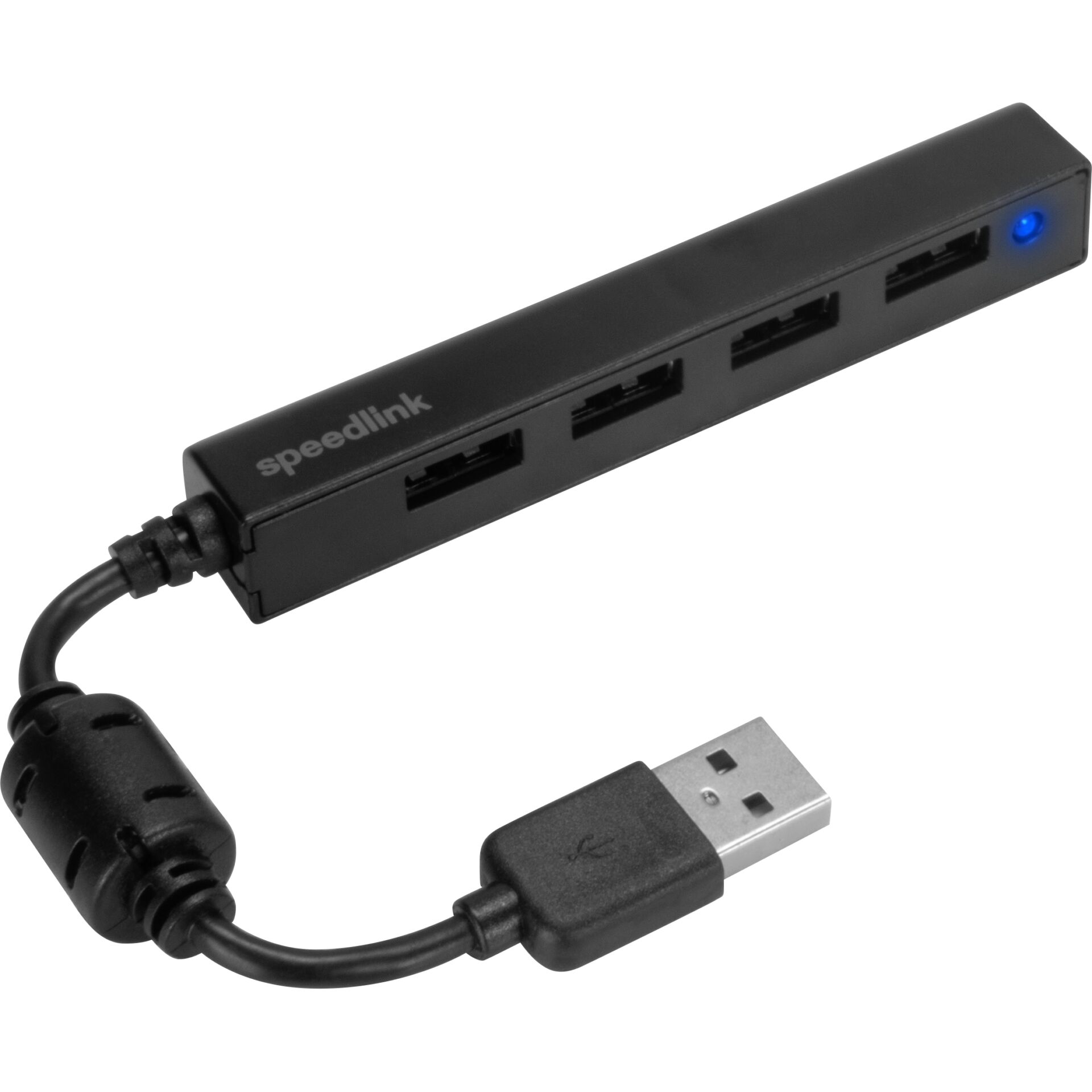 Speedlink SNAPPY SLIM USB Hub  4-Port, USB 2.0, Passive, black