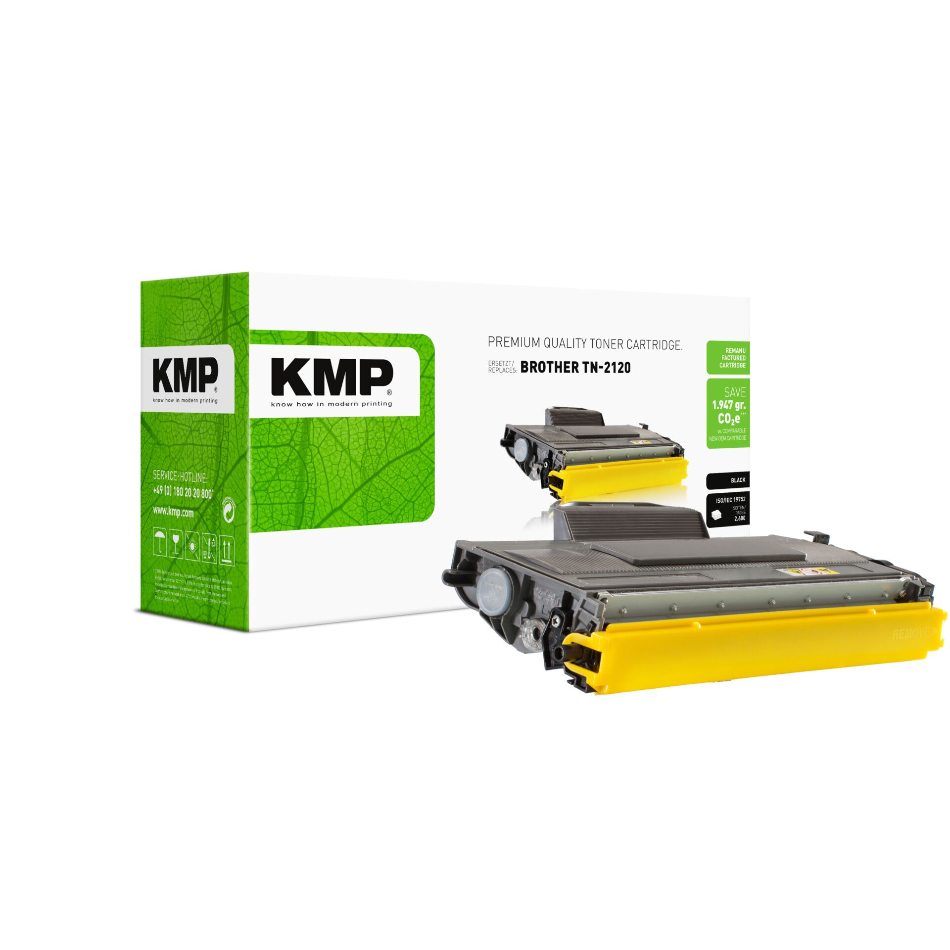 Computerausrüstung, Elektronik, Hardware, Maschine, Tonerpatrone, Gelber Rahmen, Druckerzubehör, Tintenpatrone, KMP-Verpackung