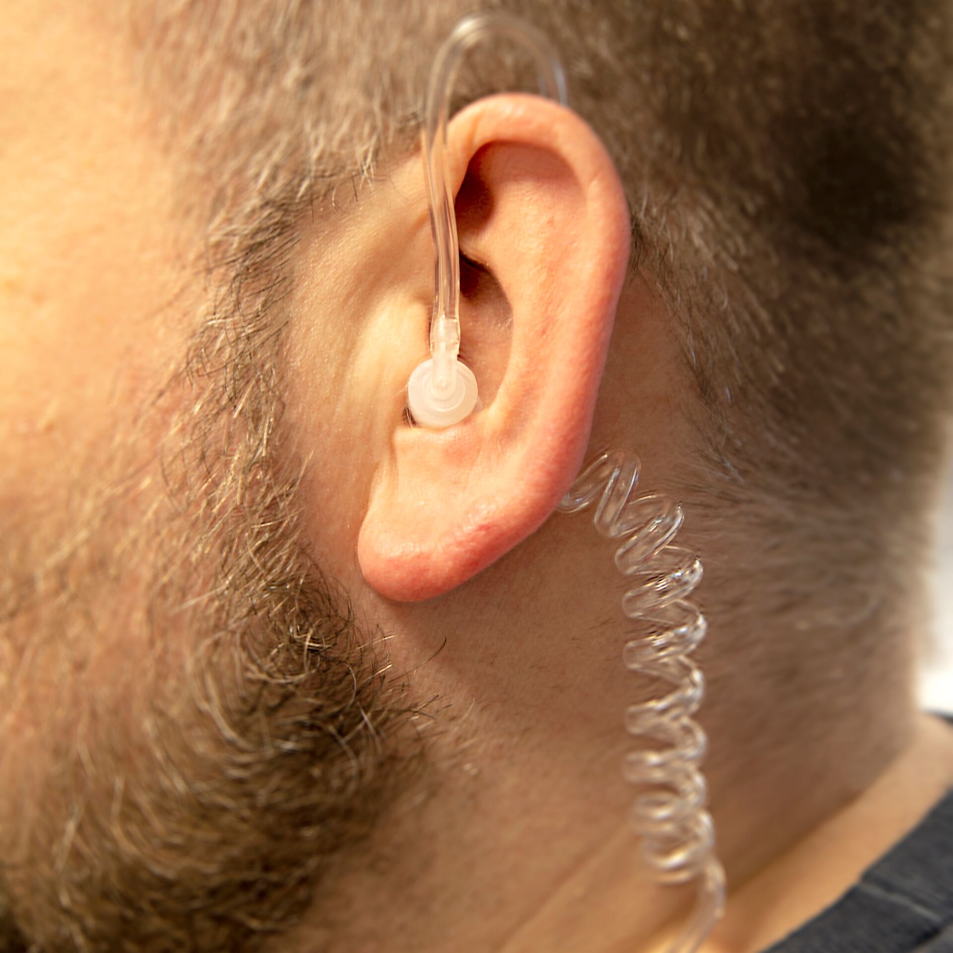 Ohrhörer, In-Ear, Kabel, Spiralkabel, Weiß