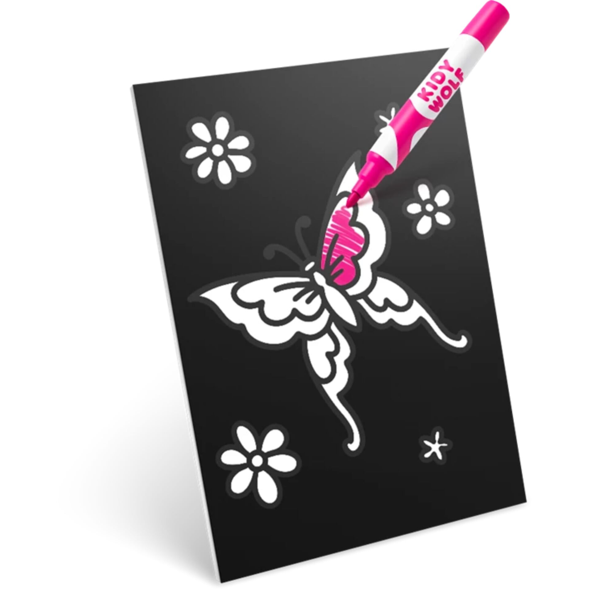 Schultafel, Magnetische Tafel, Kreideboard, Schönes Motiv, Butterfly Design