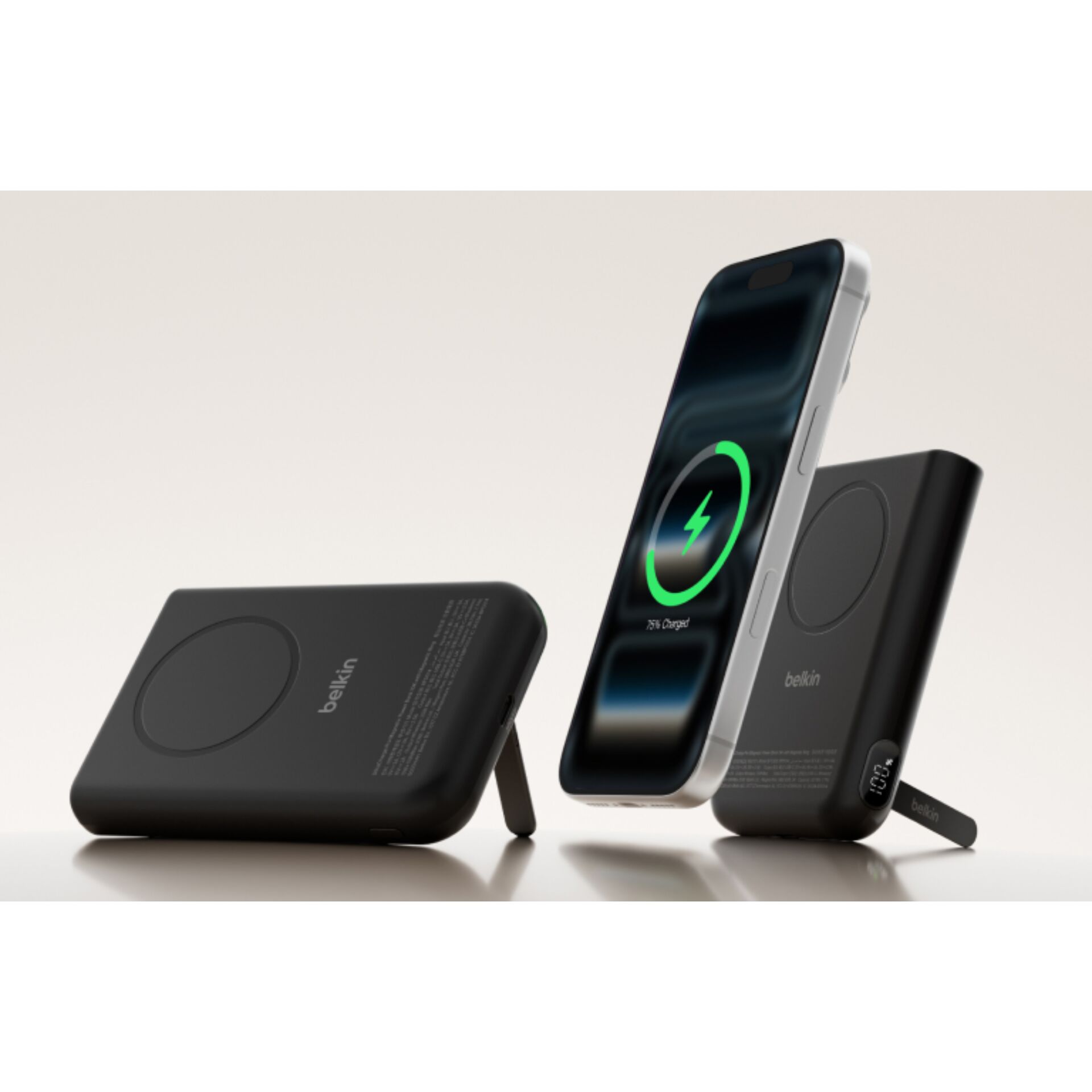 Powerbank, Kabelloses Ladegerät, Magnetisch, iPhone, Akku-Pack