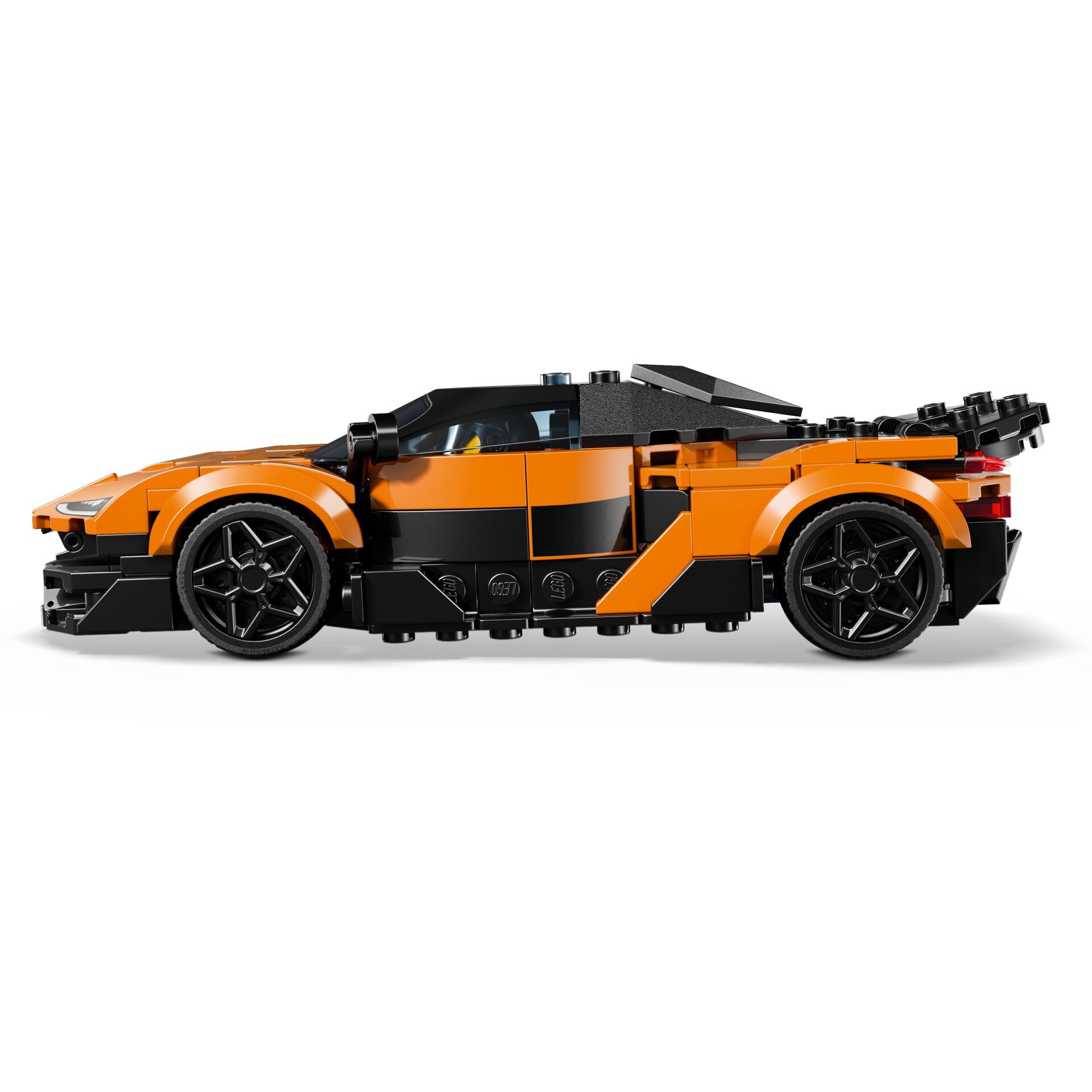 Sportwagen, Lego, Orange, Schwarz, Rennsport