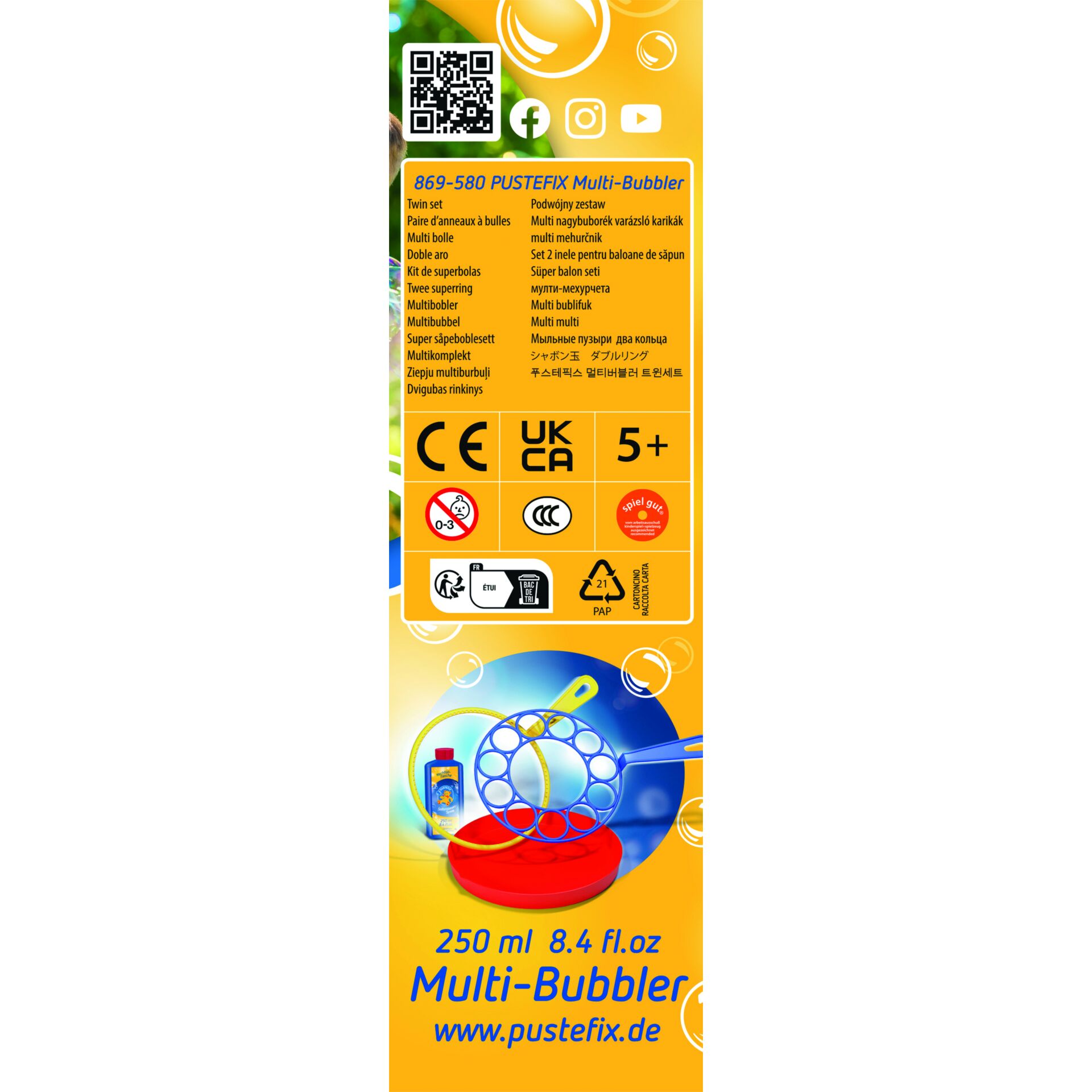 spielzeug, blasen, Badespielzeug, Pustefix, Multi-Bubbler
