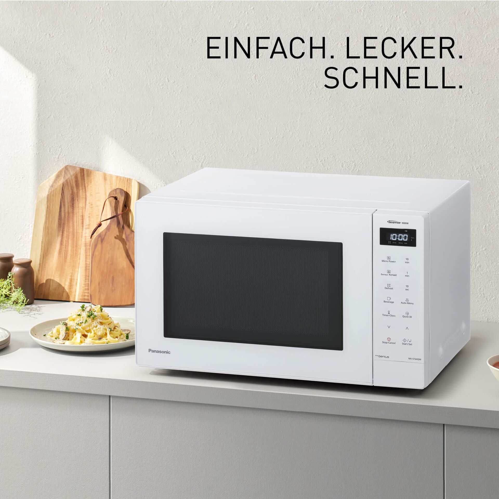 Mikrowelle, Weiß, Küchengerät, Küchenmodern, Hinweis: Panason ic?