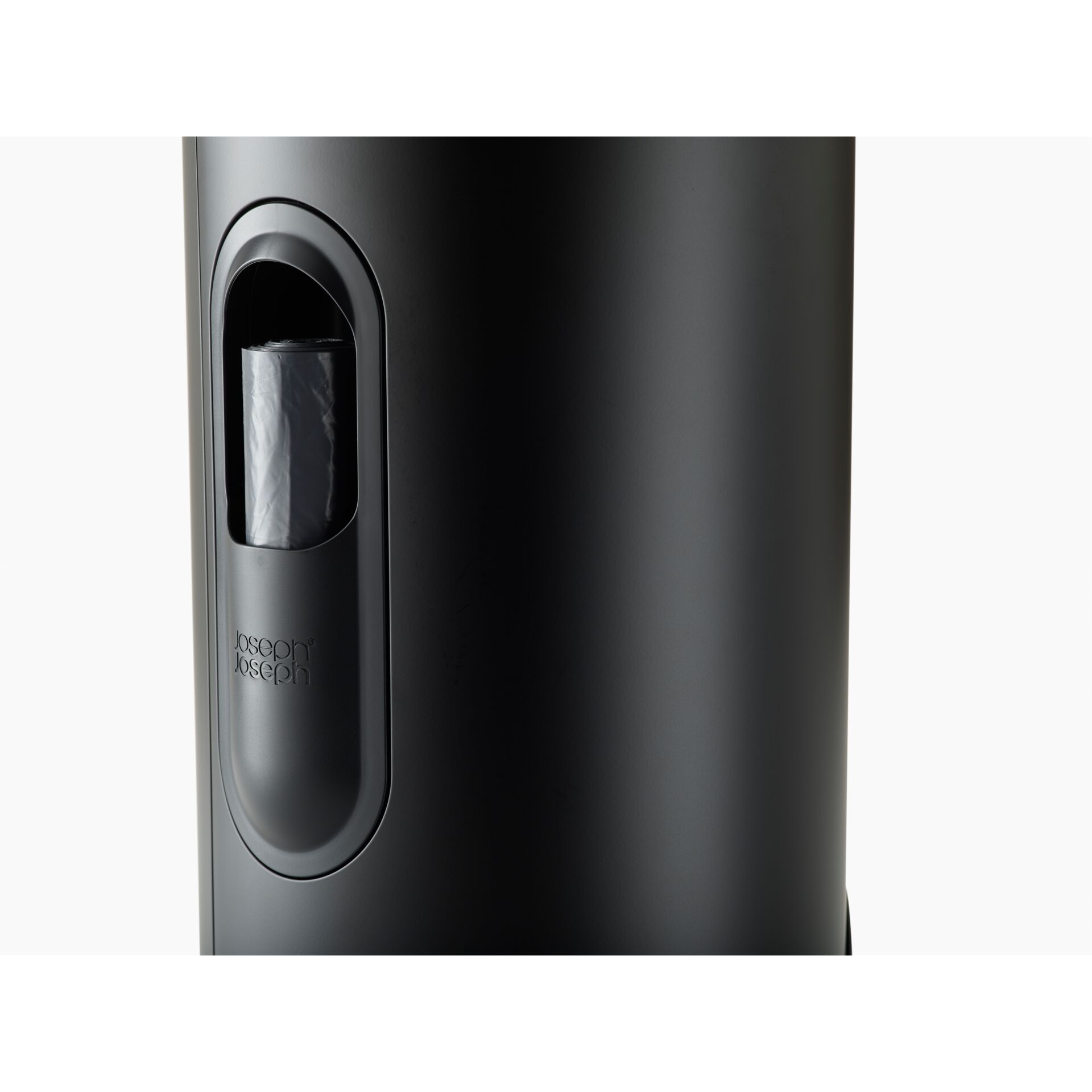 Kapselspender, Abfalleinwurf, Stahl, dunkelgrau, Kompakt