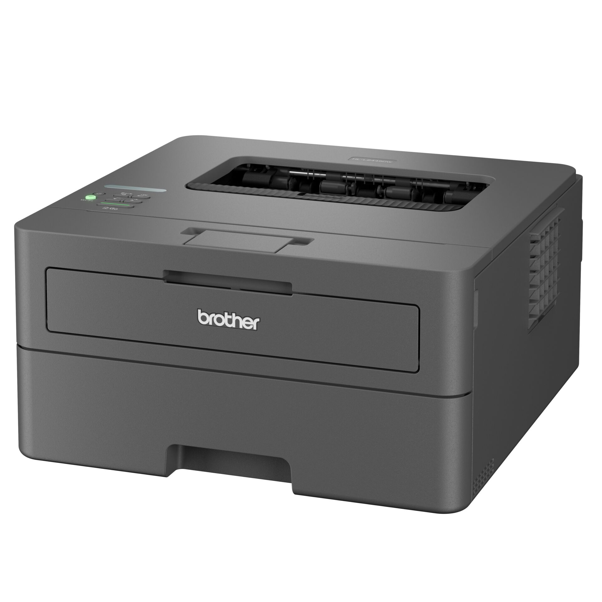 Drucker, Schwarz-Grau, Kompaktdrucker, Papierfach, Brother Drucker