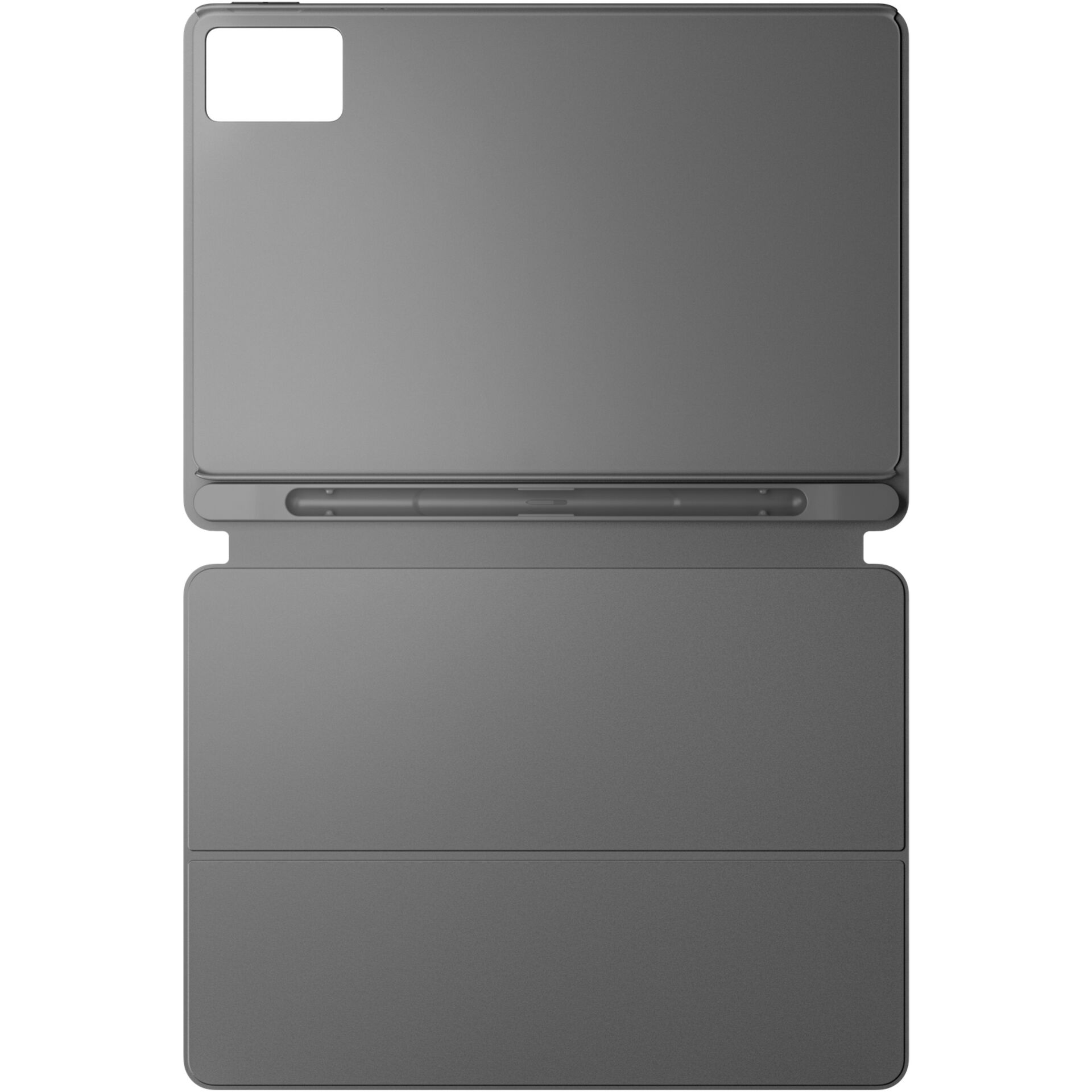 Laptop-Hülle, Flip-Cover, Grau, Faltbares Design, Kamera Ausschnitt