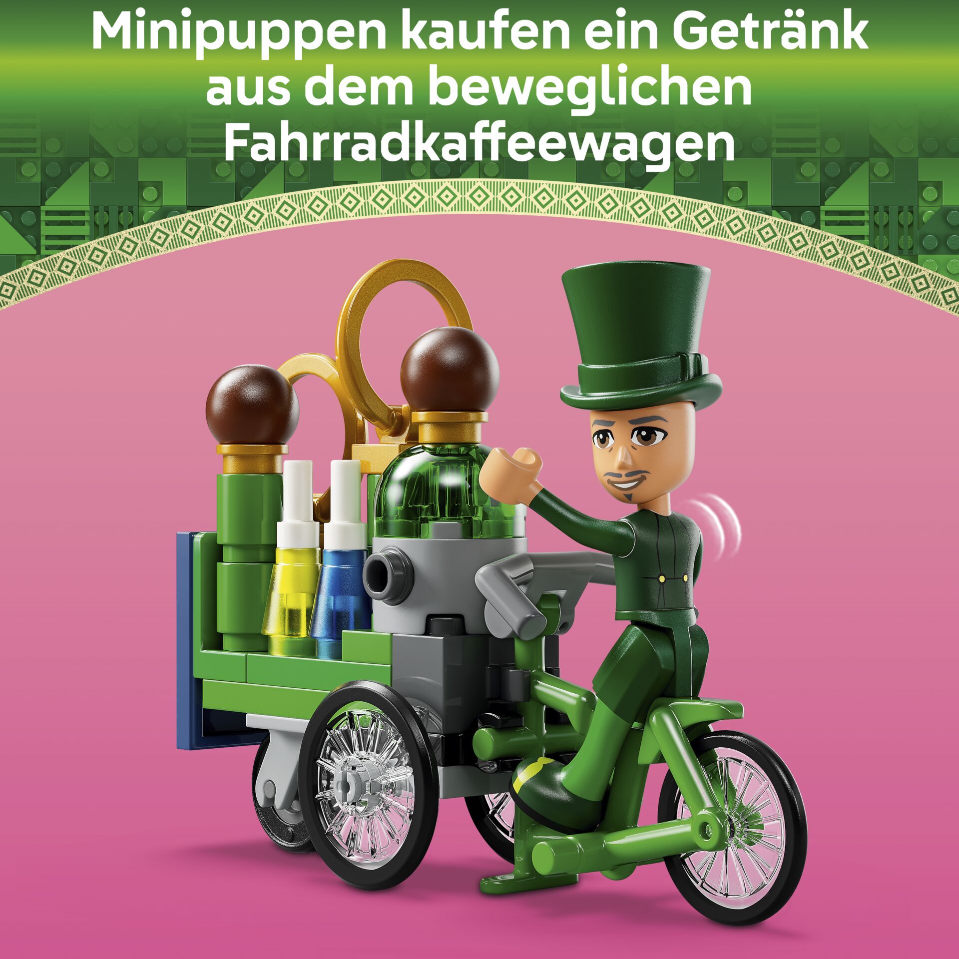 Werbung, Rad, Plakat, Dreirad, Person