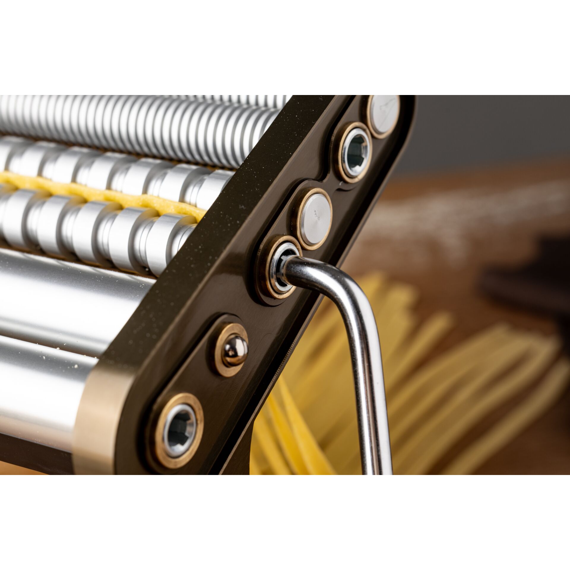 Schnittmaschine, Schneidwerk, Rollensystem, Bolzen, Metall