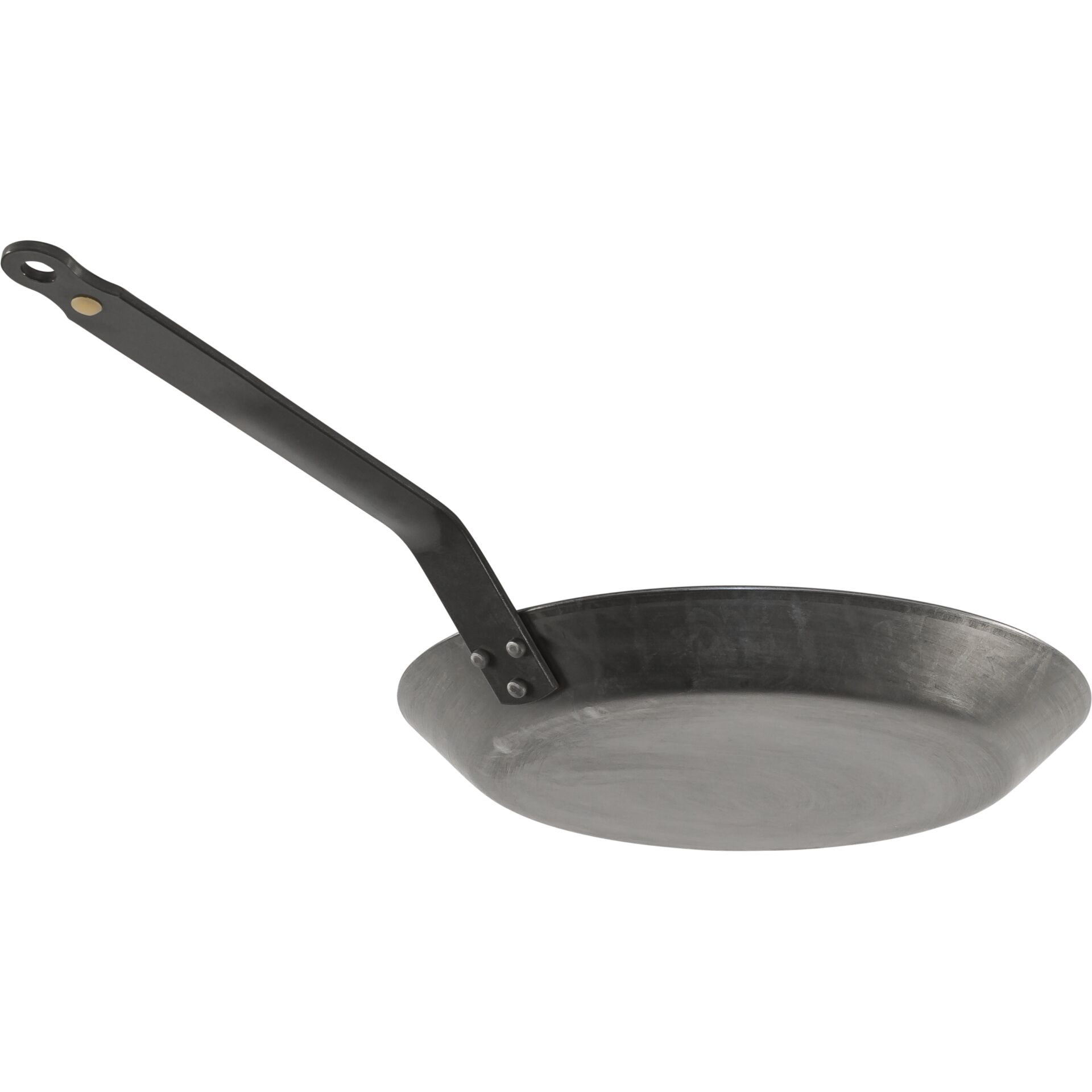 frying pan, skillet, nonstick, metal, long handle