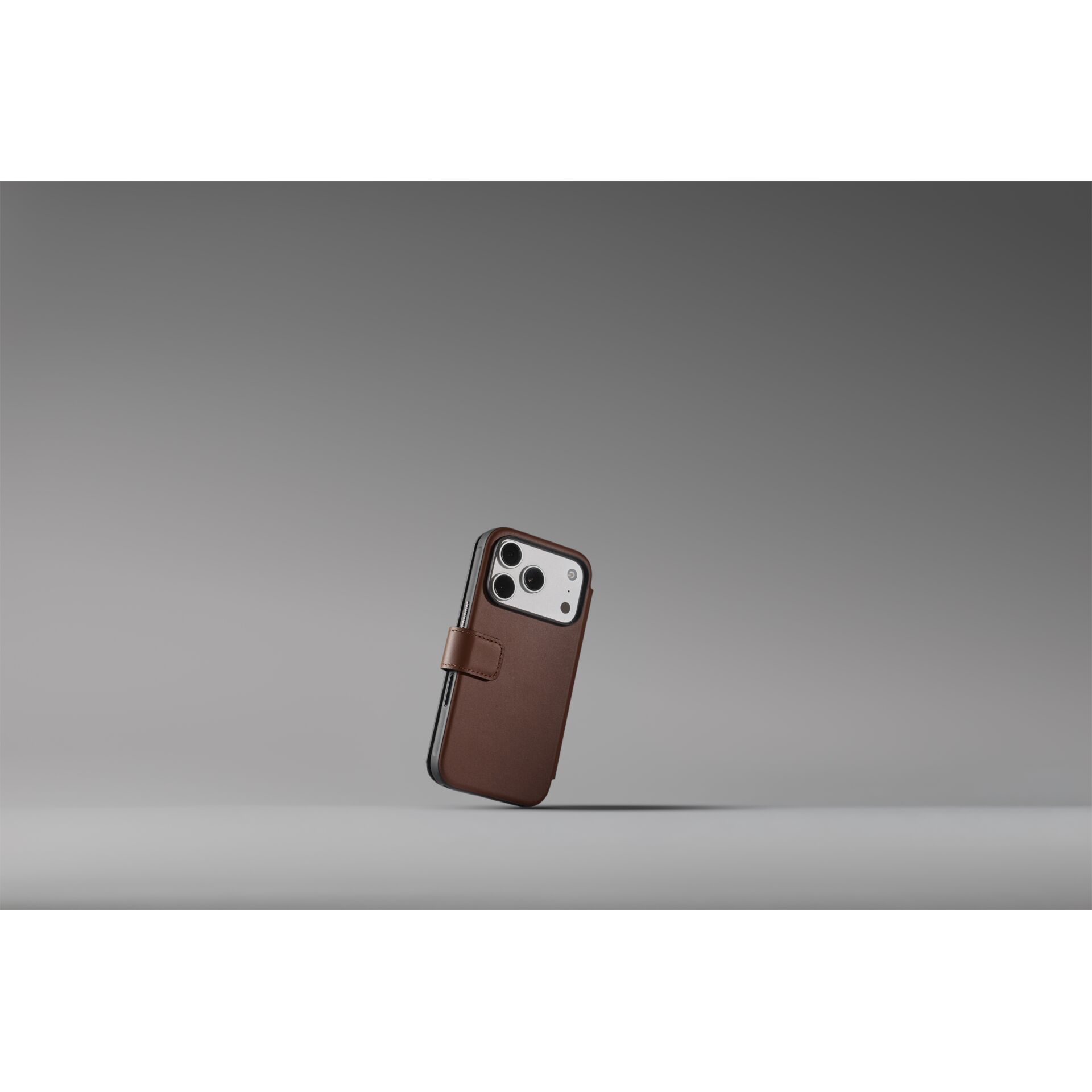Smartphonehülle, Wallet-Hülle, Braun, Leder, Handyschutz
