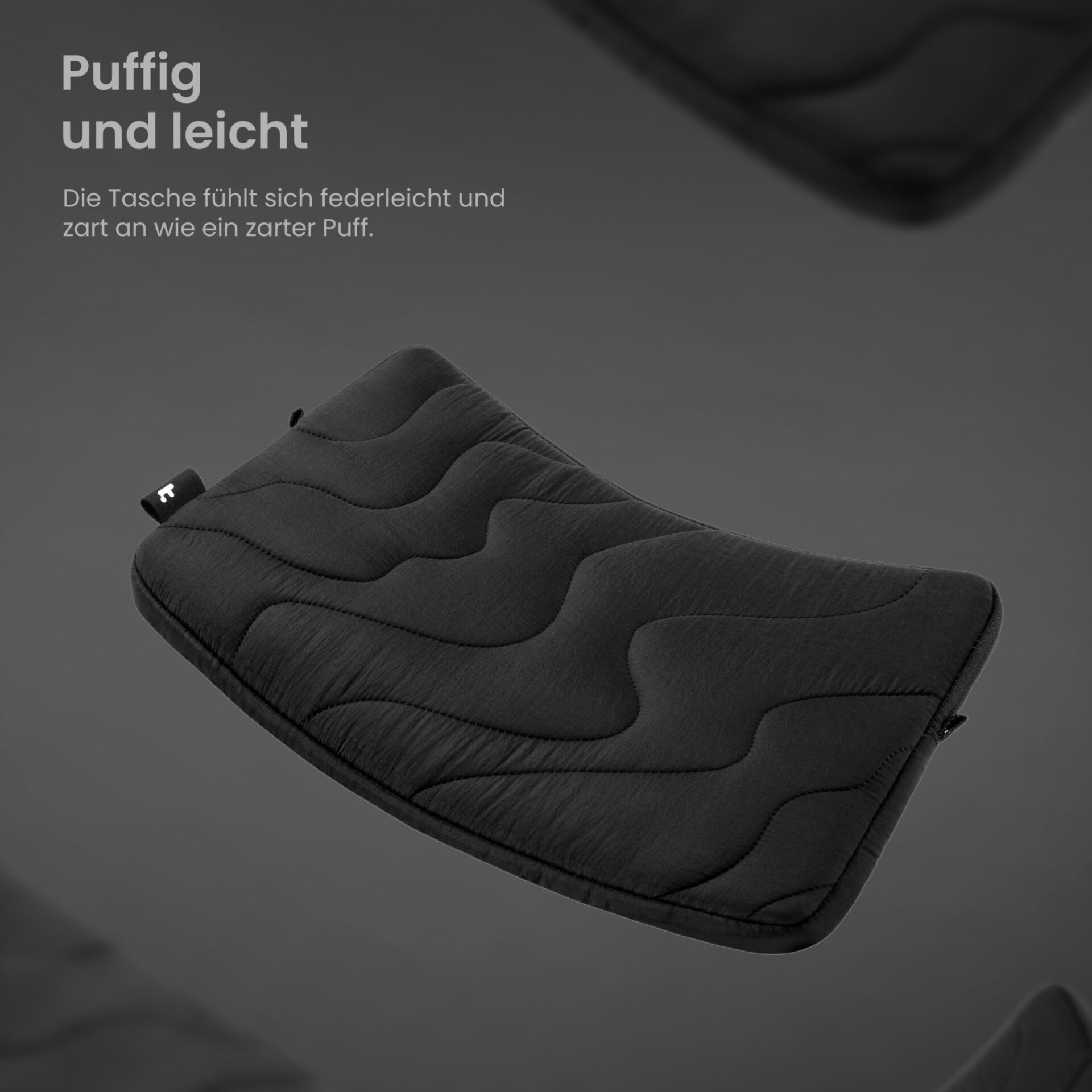 Sattelpad, Sattelbezug, Quilting, Schwarz, Alltag