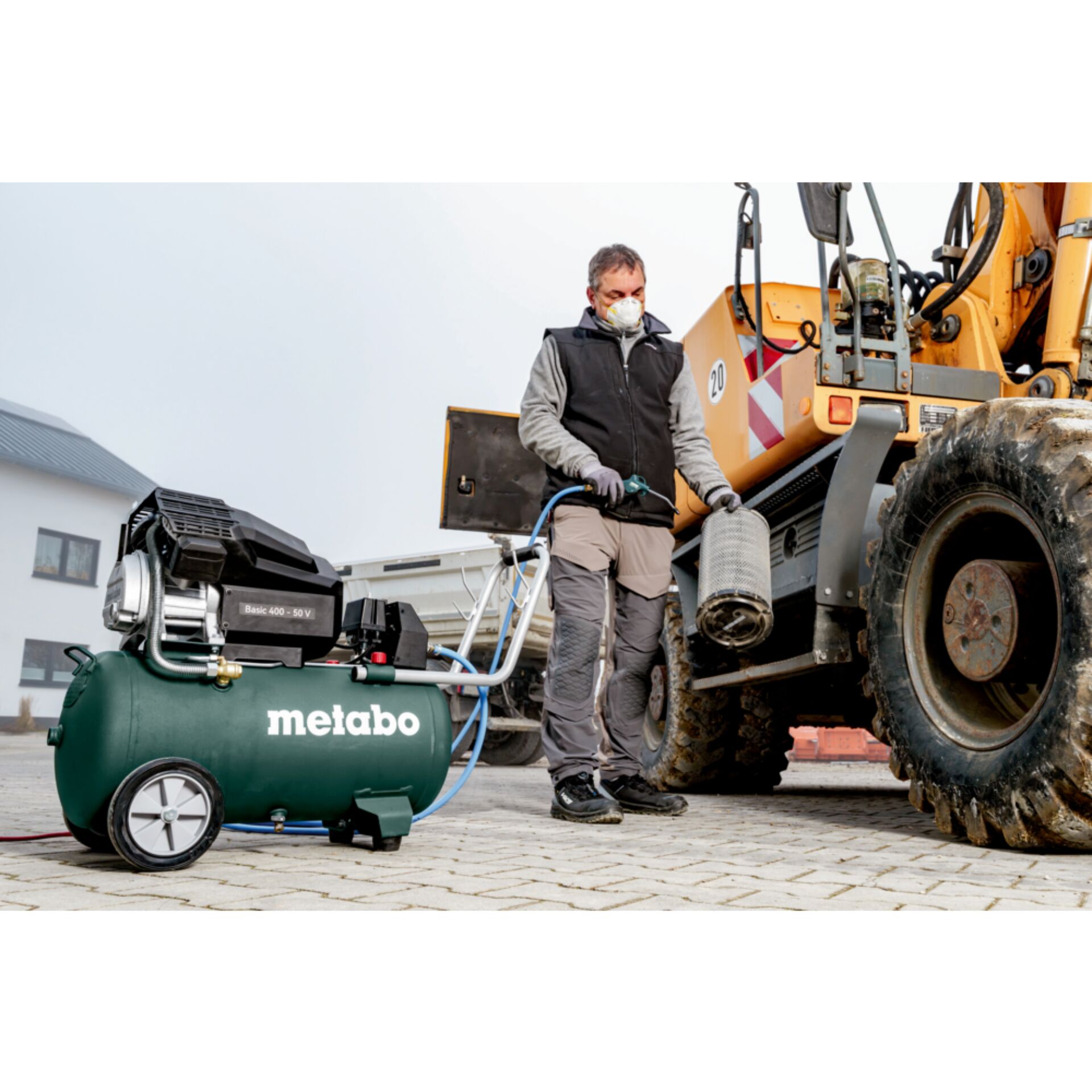 Kompressor, Druckluftkompressor, Metabo, Baugeräte, Gebrauchtteil