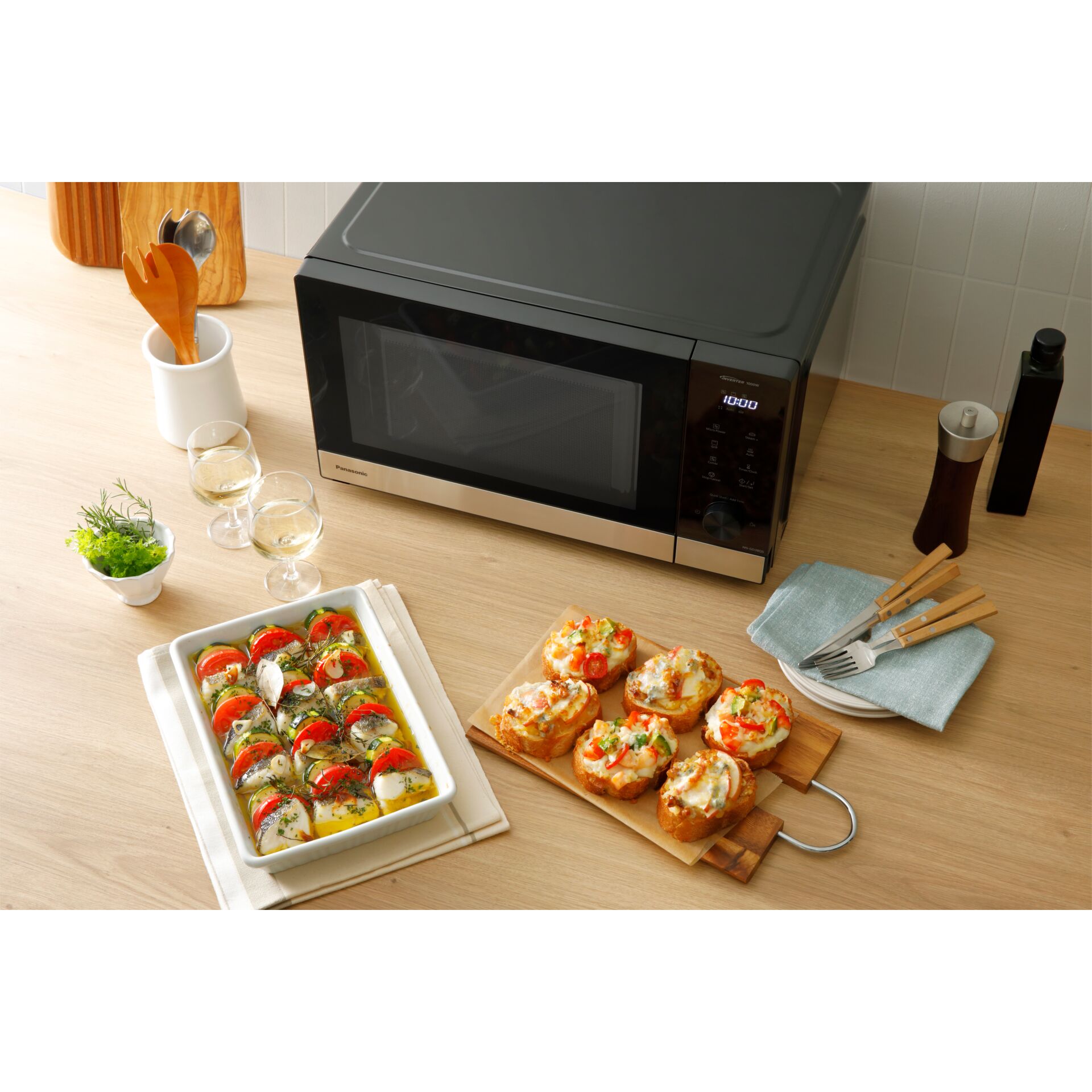 Mikrowelle, Backblech, Köstliche Snacks, Häppchen, Küche