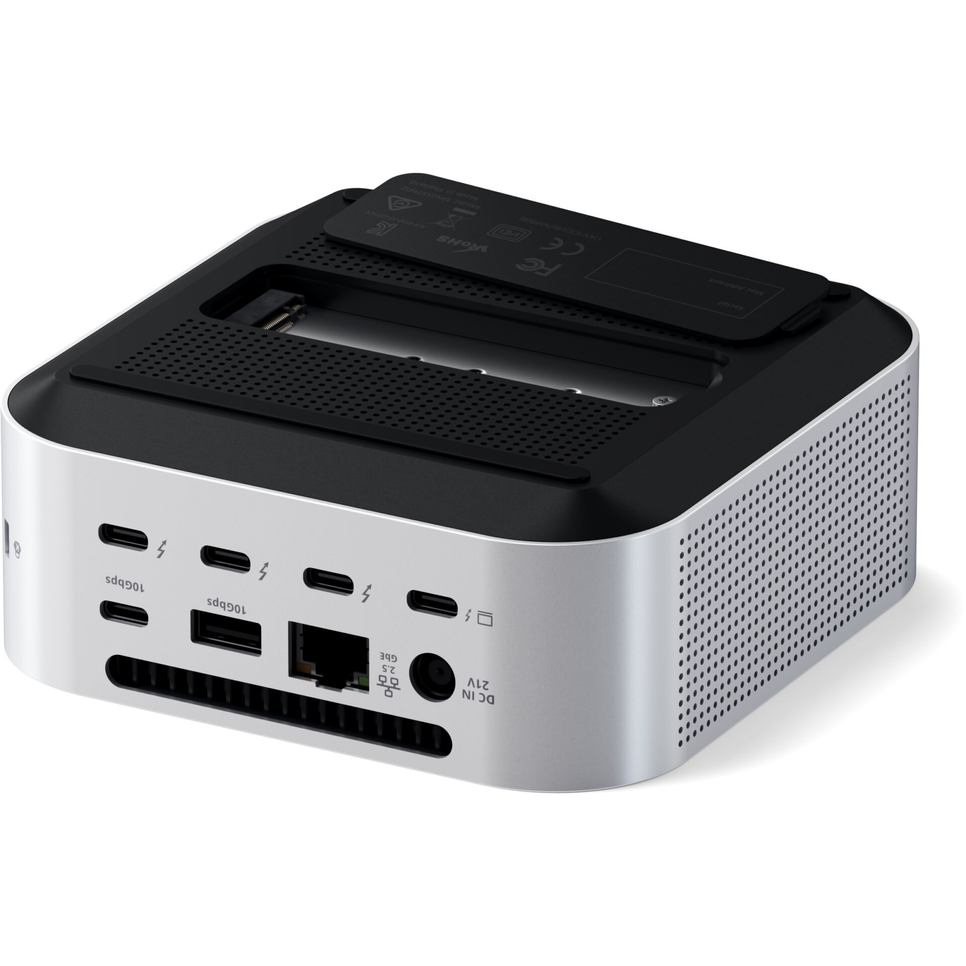 Mini-PC, Lüfterlos, Anschlüsse, USB-C, Ethernet