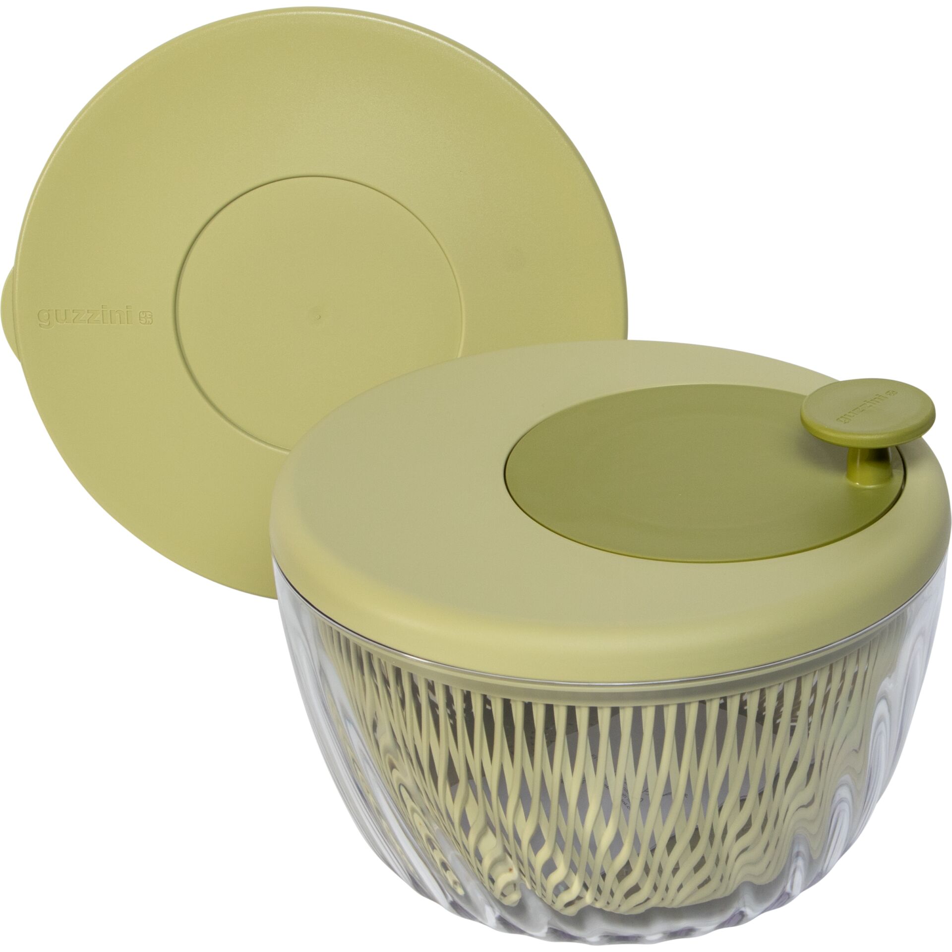Guzzini Salatschleuder  Spin&Store, Avocado green