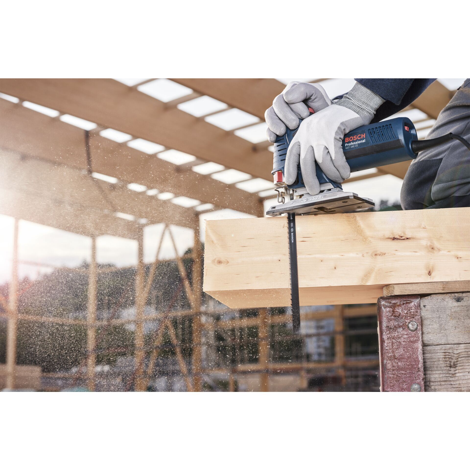 Drinnen, Innenarchitektur, Person, Holzbearbeitung, Handschuh