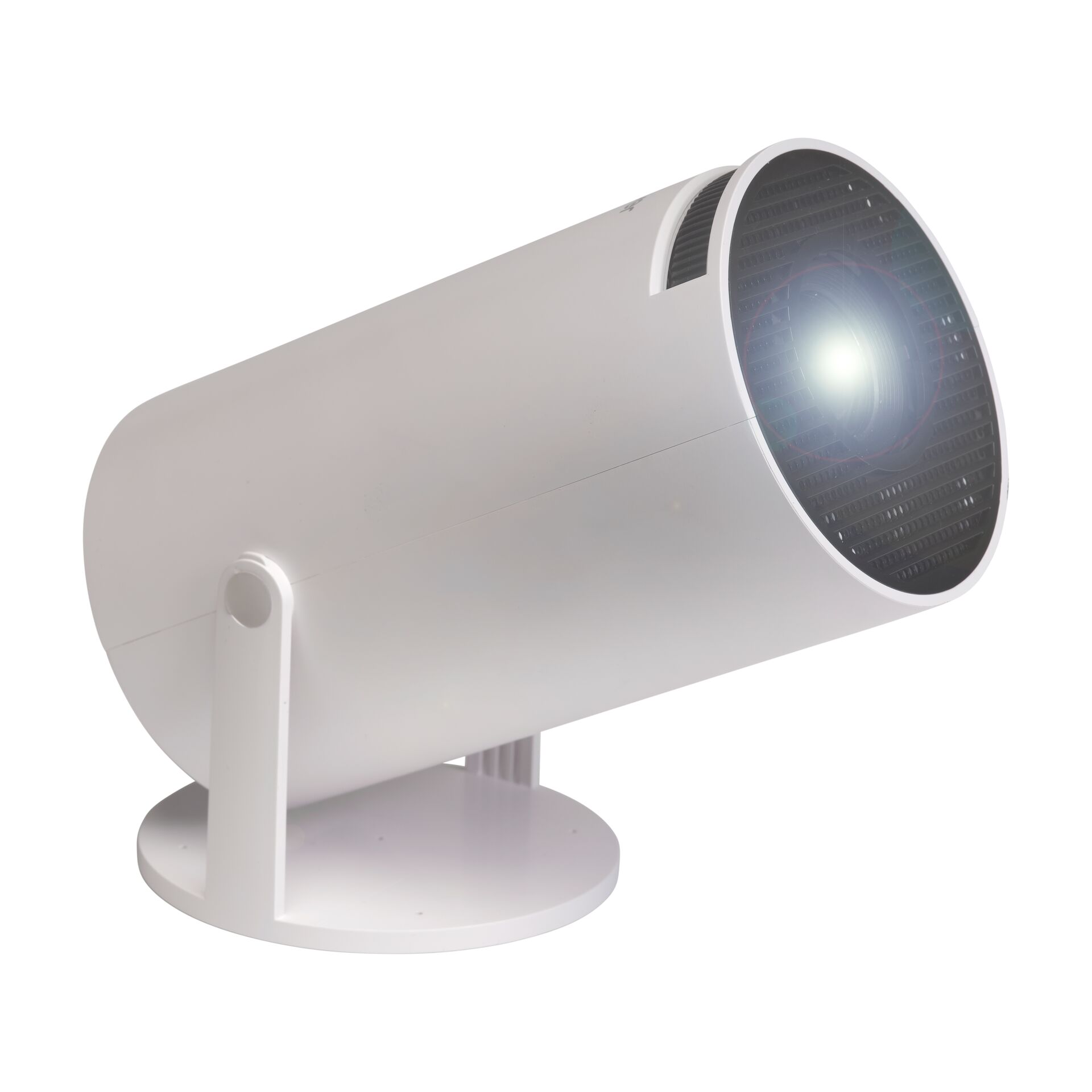 Spotlight, Stage light, Projector, White metal, Adjustable stand