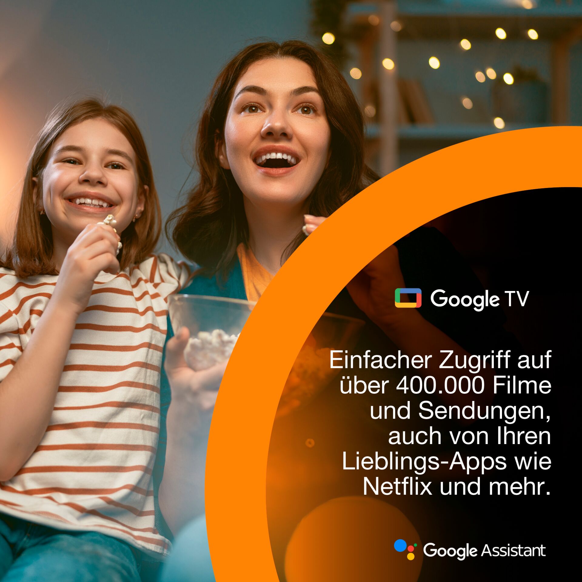Familie, Kino/TV, Fernsehen, Streaming, Popcorn