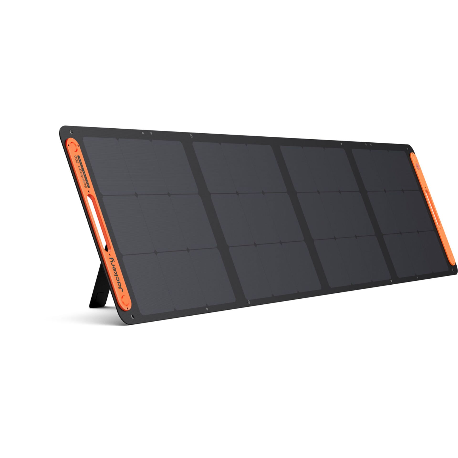 Solarmodul, Solarpanel, Tragbares Solarmodul, orange Rahmen, Batterieaufladung?