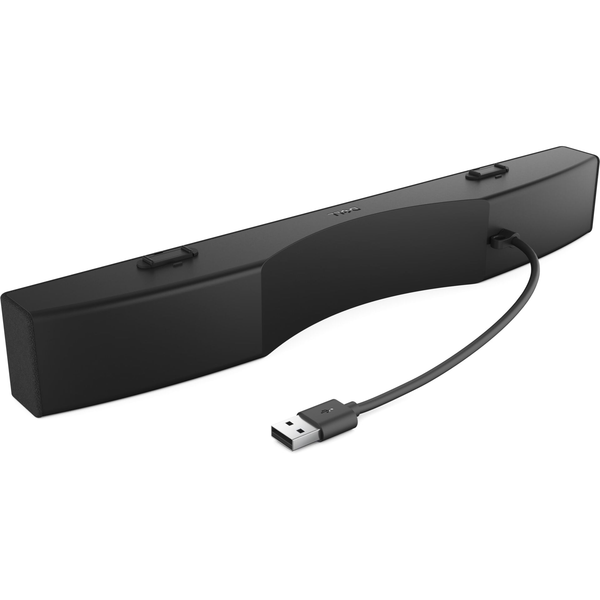 USB-C-Hub, Kabelgebundener Lautsprecher, USB-C Dongle, Bar-förmiges Gerät, Schwarz Kunststoff