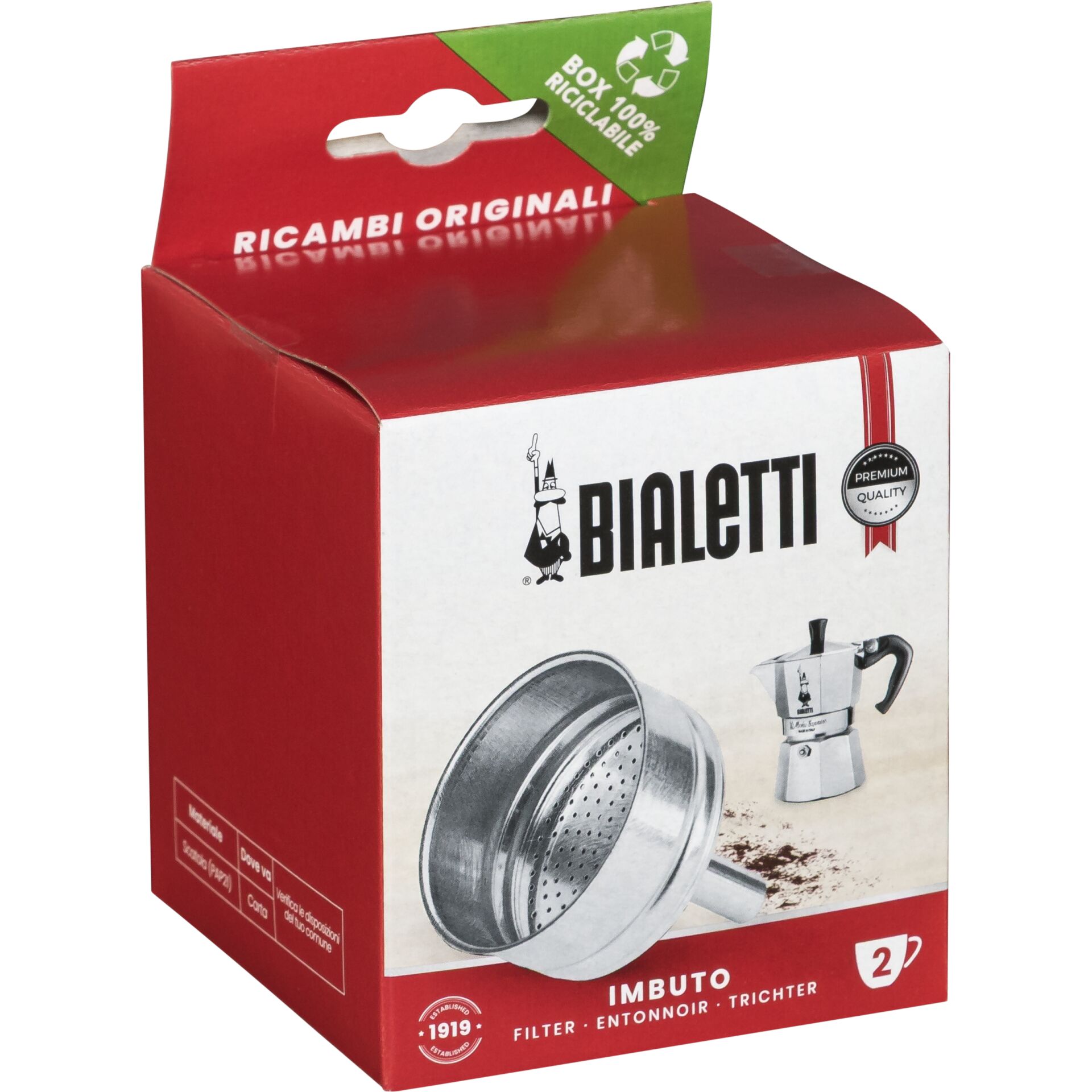 Bialetti Ricambi Trichter  für 2 Tassen